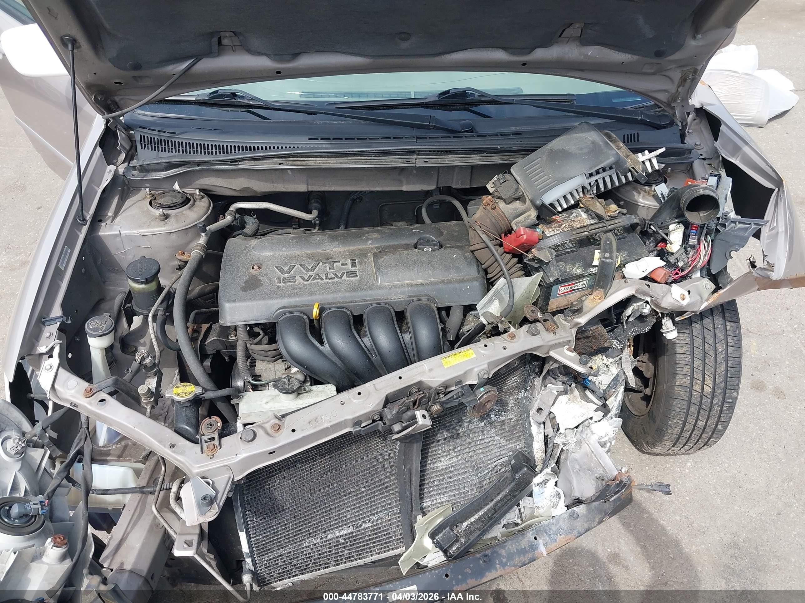 2003 Toyota Corolla Le Серый vin: 2T1BR32E43C061113
