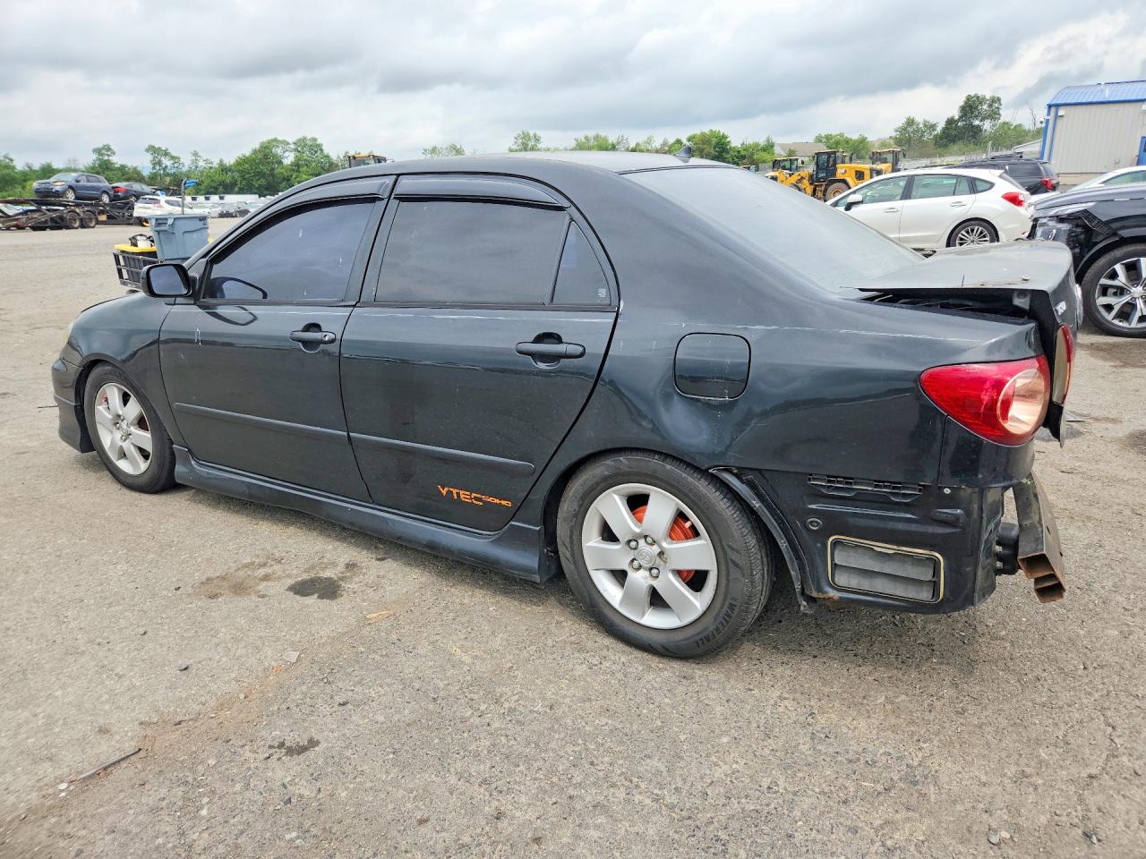 2003 Toyota Corolla Ce Black vin: 2T1BR32E43C102372