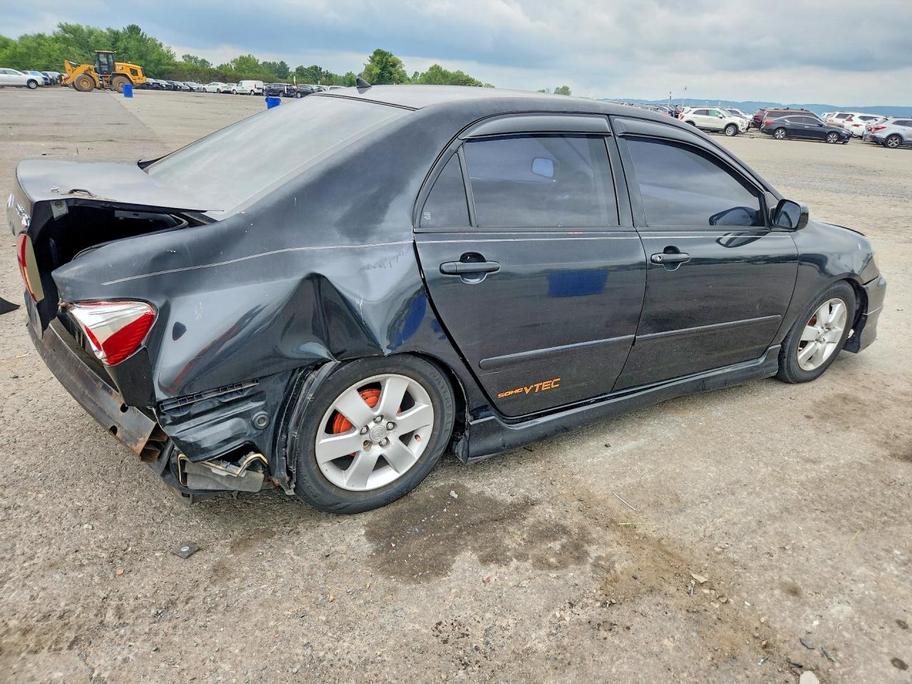 2003 Toyota Corolla Ce Black vin: 2T1BR32E43C102372