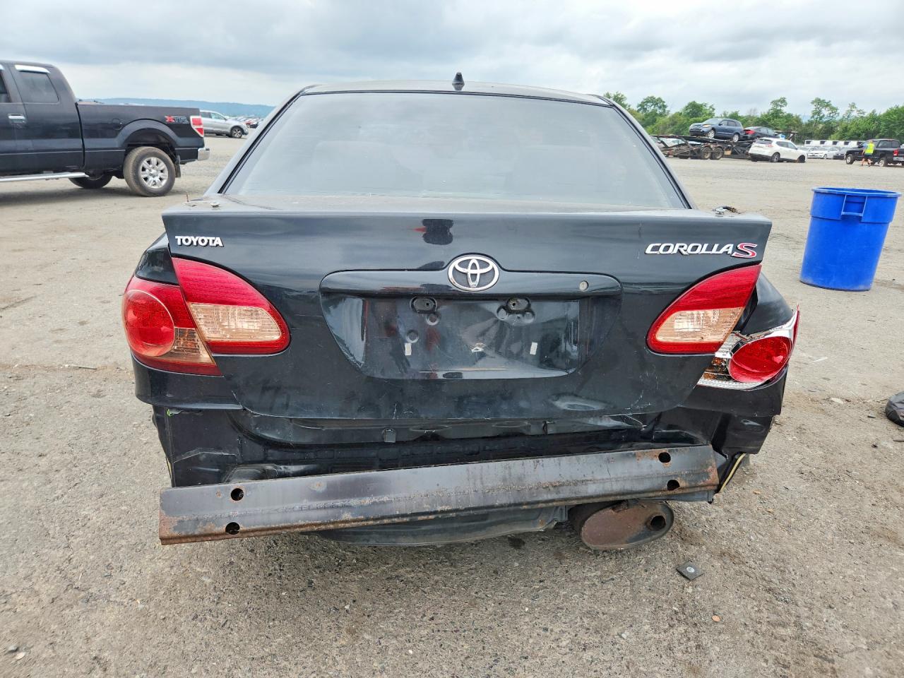 2003 Toyota Corolla Ce Black vin: 2T1BR32E43C102372