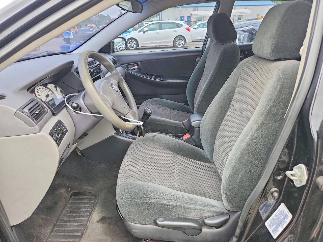 2003 Toyota Corolla Ce Black vin: 2T1BR32E43C102372