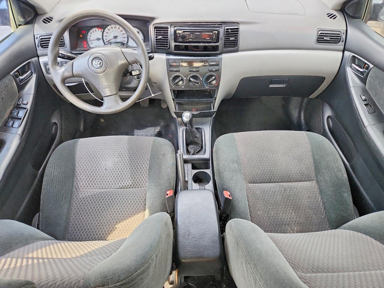 2003 Toyota Corolla Ce Black vin: 2T1BR32E43C102372