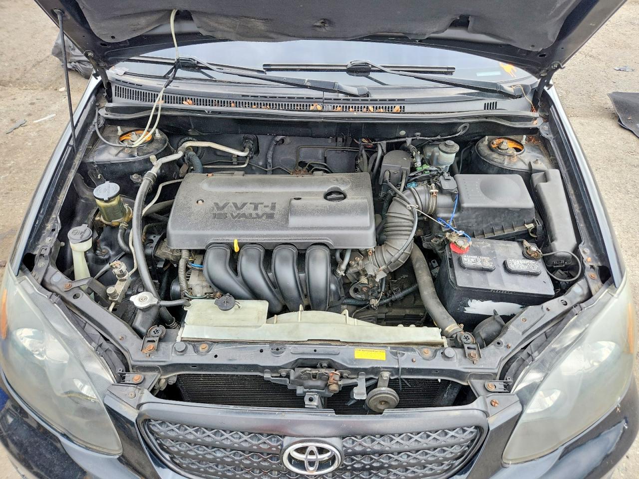 2003 Toyota Corolla Ce Black vin: 2T1BR32E43C102372