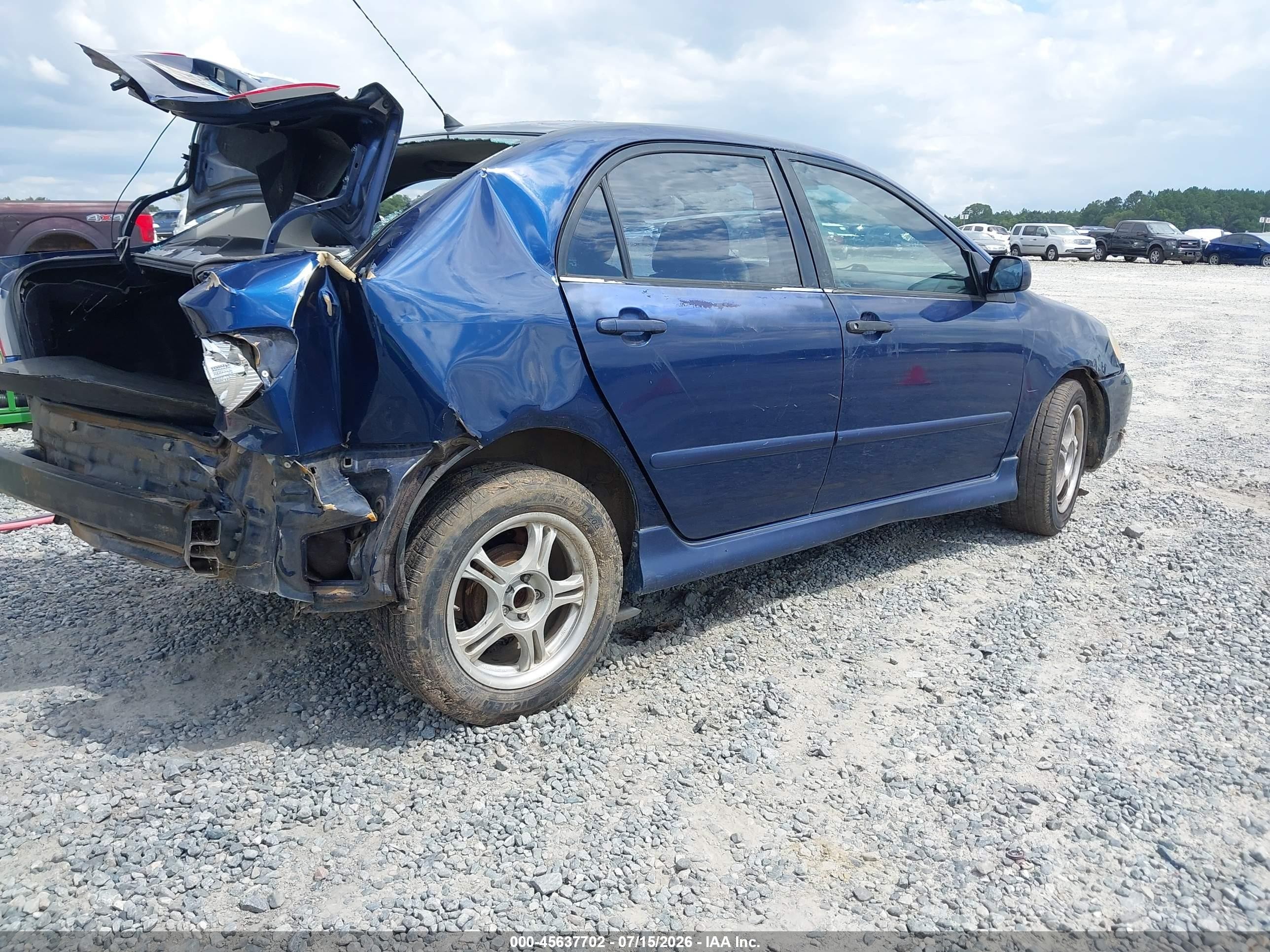 2003 Toyota Corolla S Blue vin: 2T1BR32E43C122766