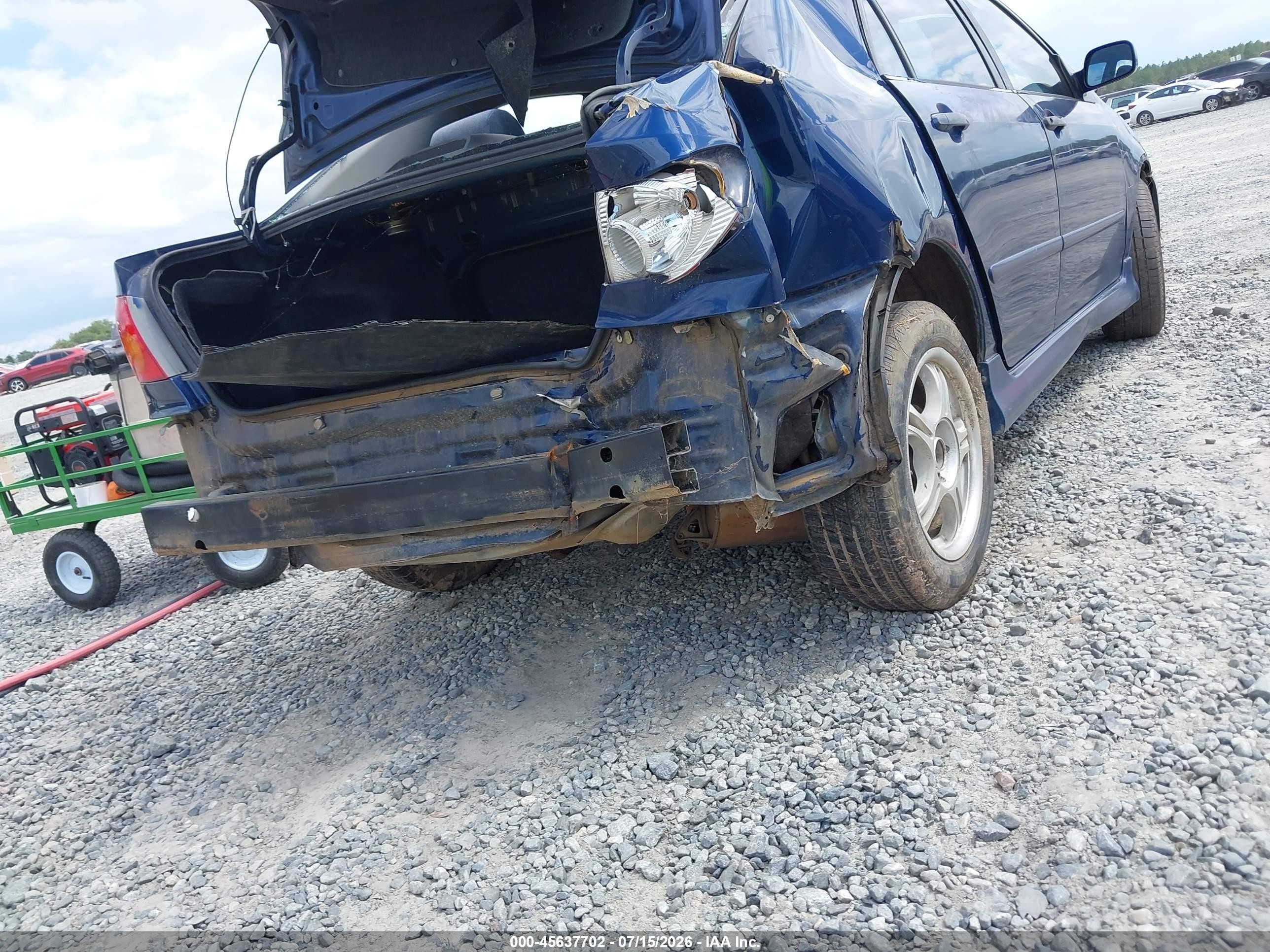 2003 Toyota Corolla S Blue vin: 2T1BR32E43C122766
