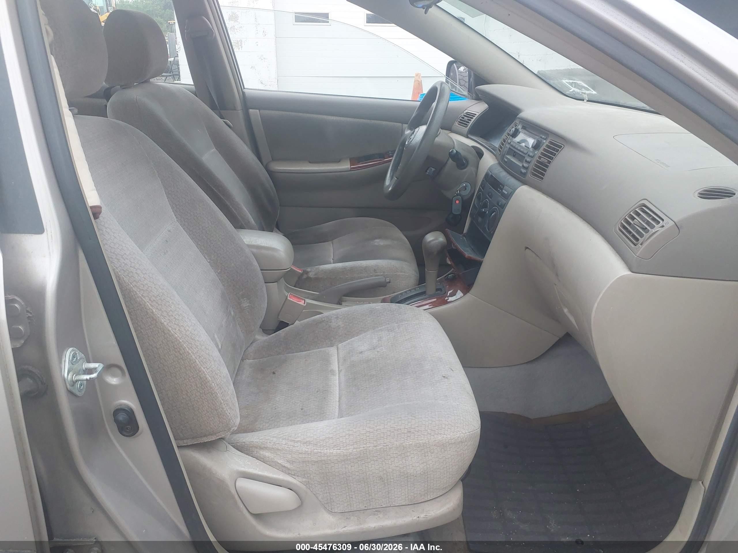 2003 Toyota Corolla Le Tan vin: 2T1BR32E43C137963