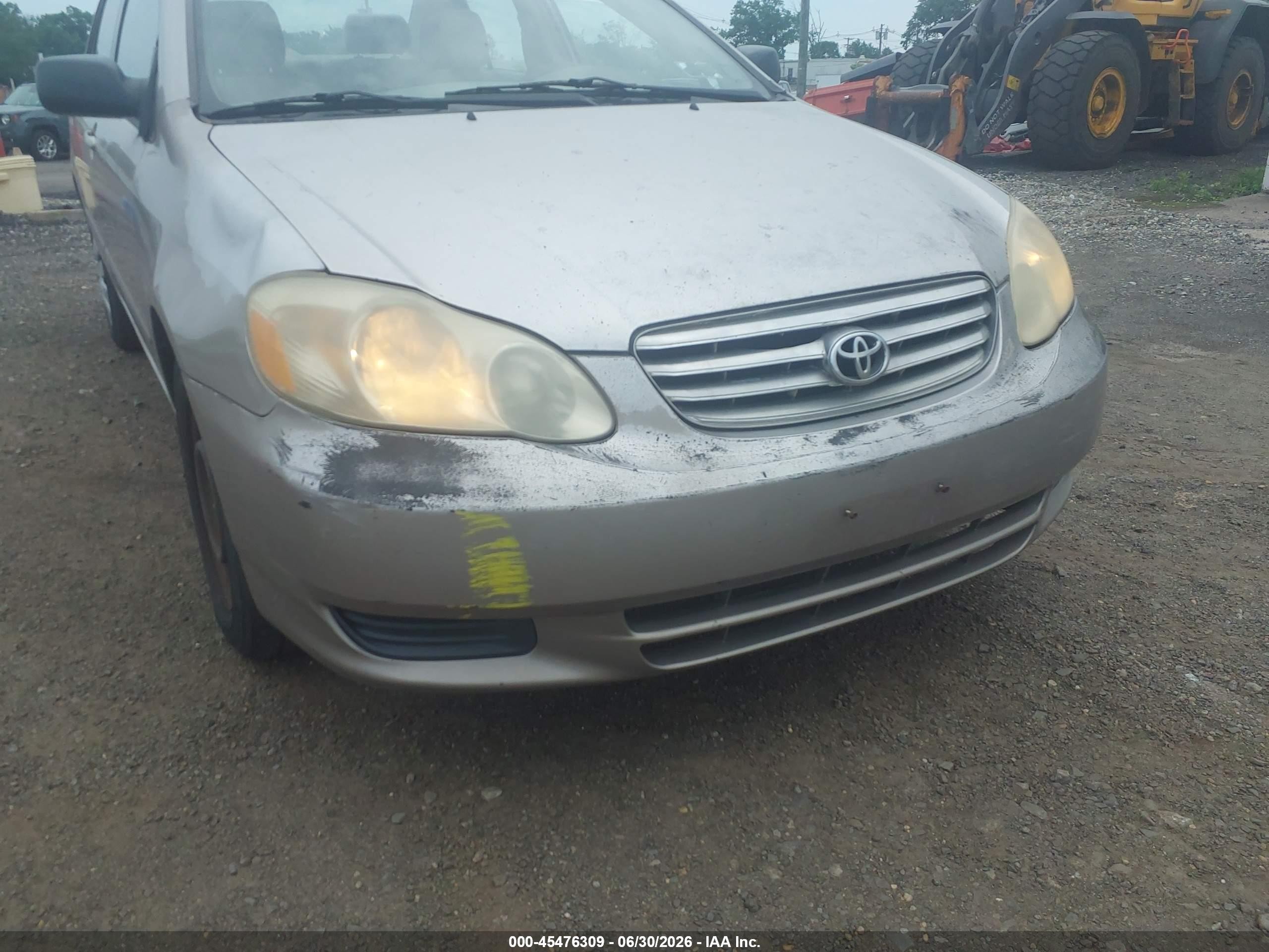 2003 Toyota Corolla Le Tan vin: 2T1BR32E43C137963