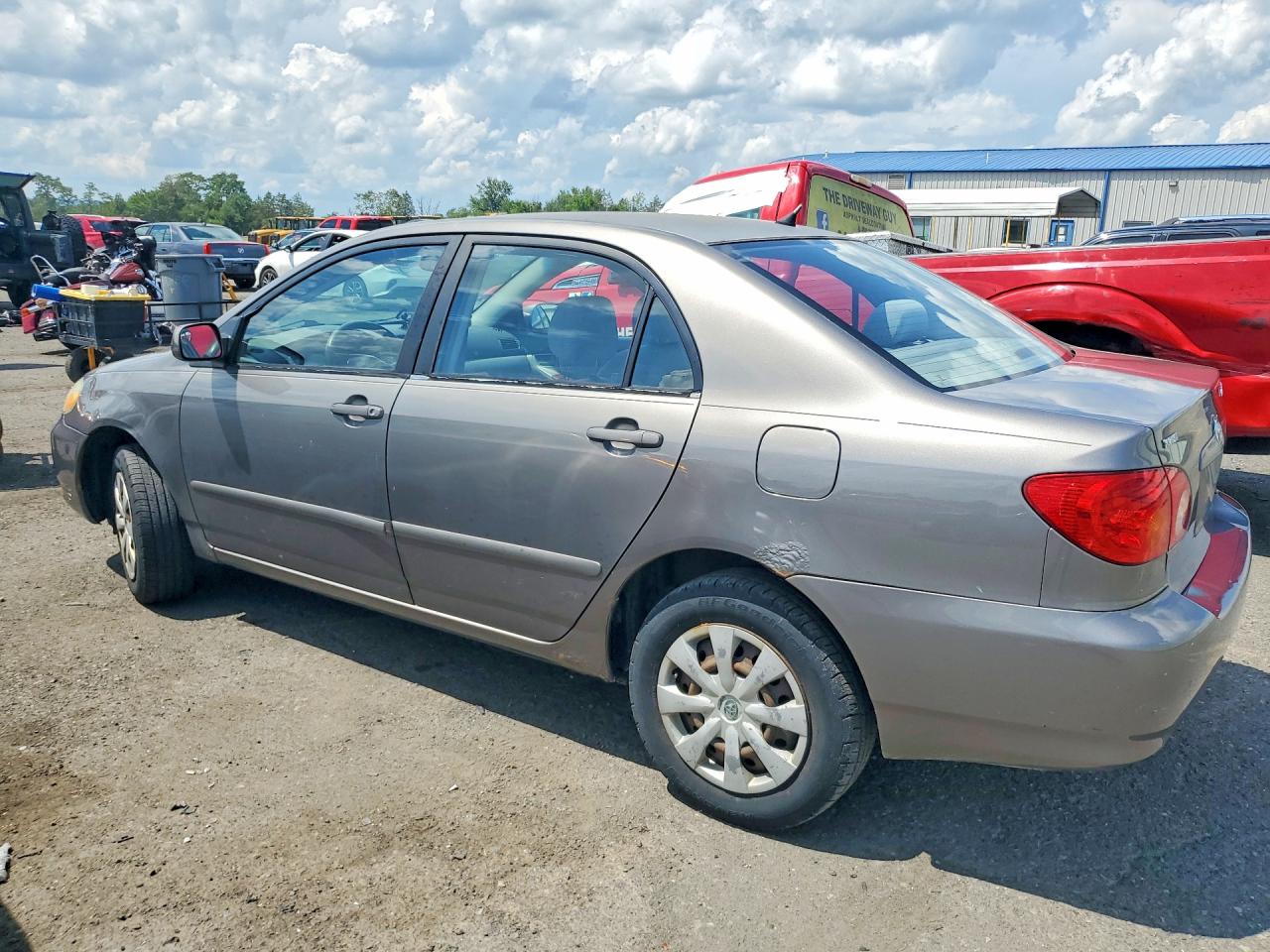 2004 Toyota Corolla Le Gray vin: 2T1BR32E44C232685