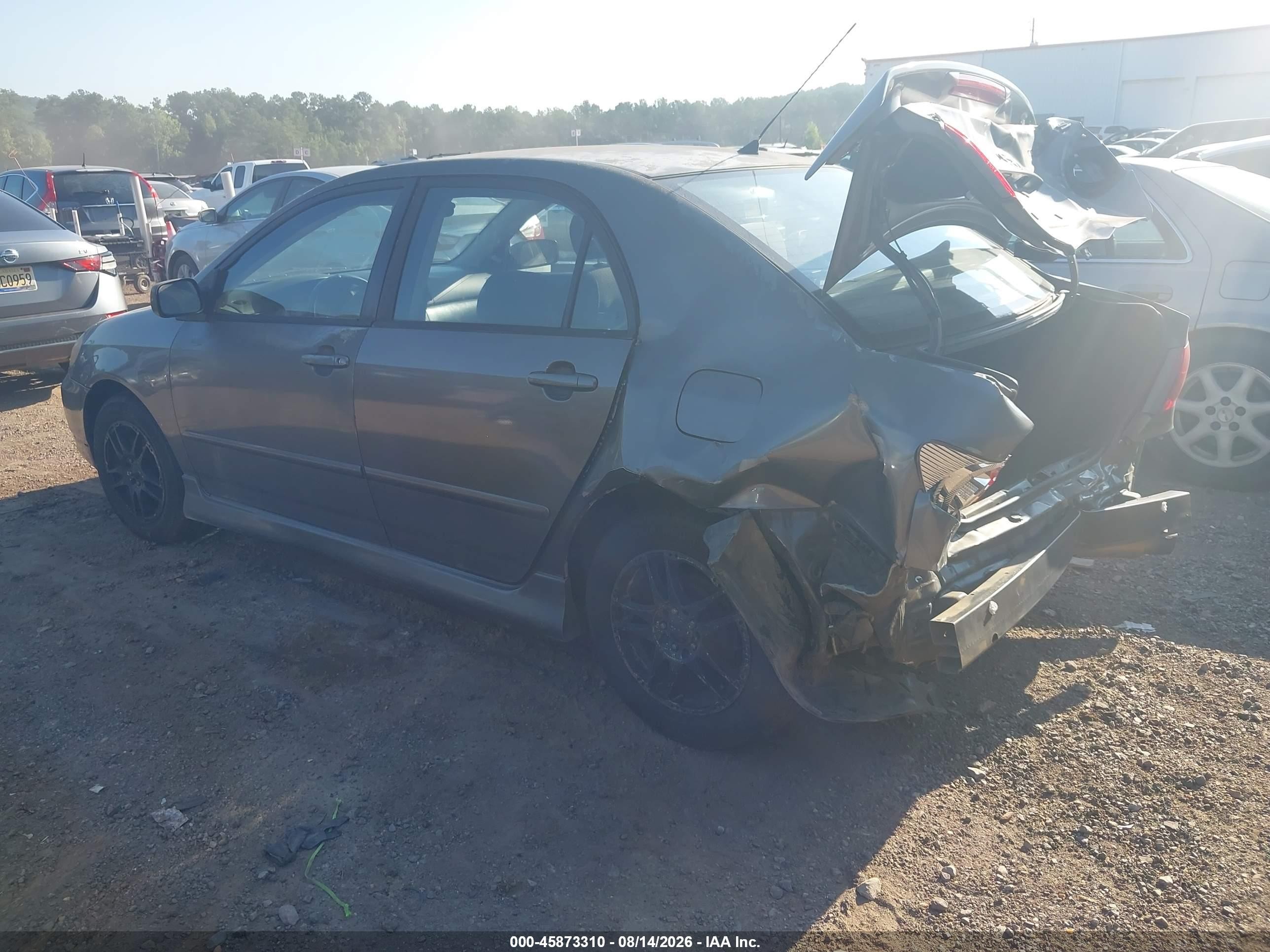 2004 Toyota Corolla S Gray vin: 2T1BR32E44C251527
