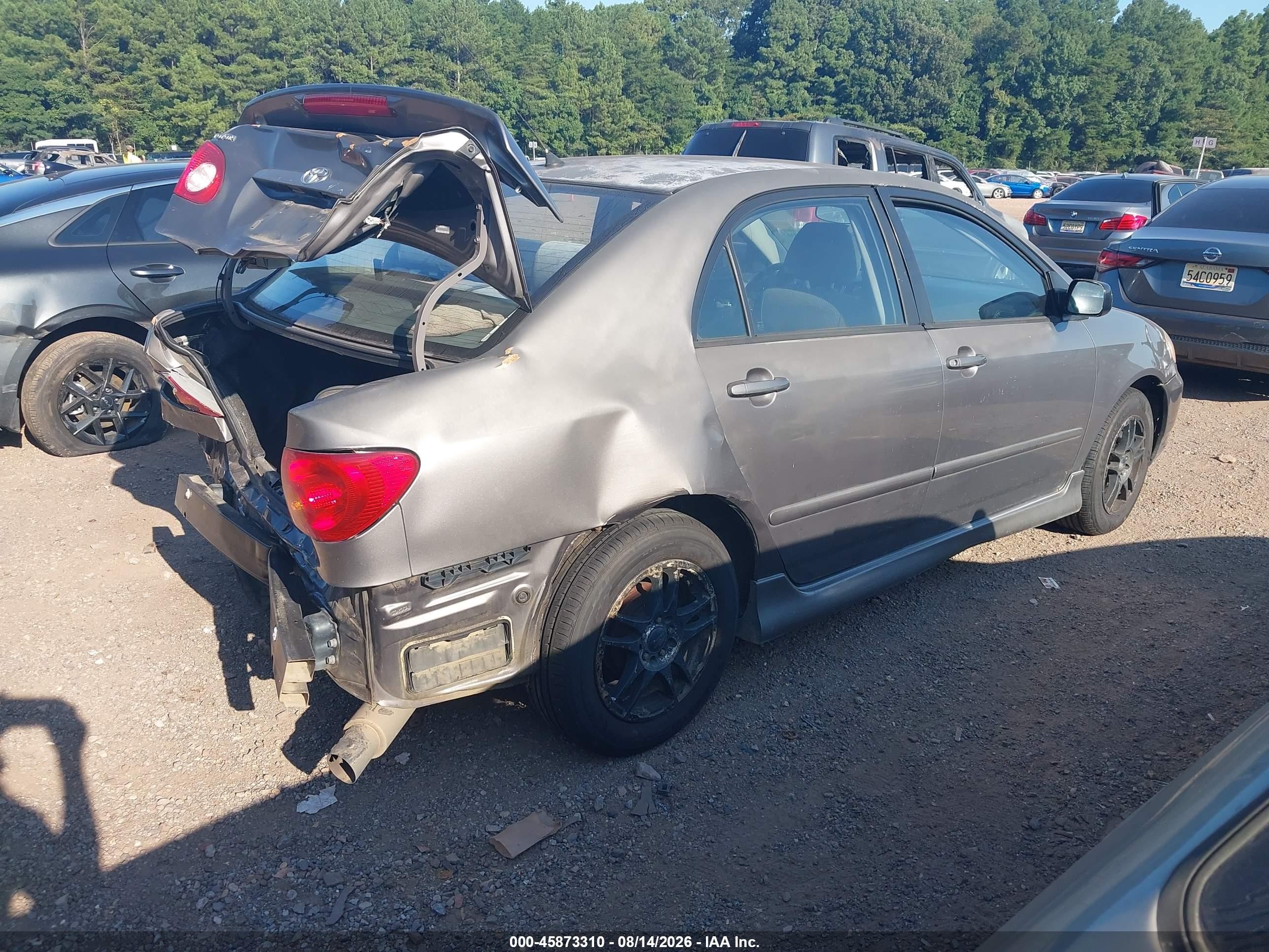 2004 Toyota Corolla S Gray vin: 2T1BR32E44C251527