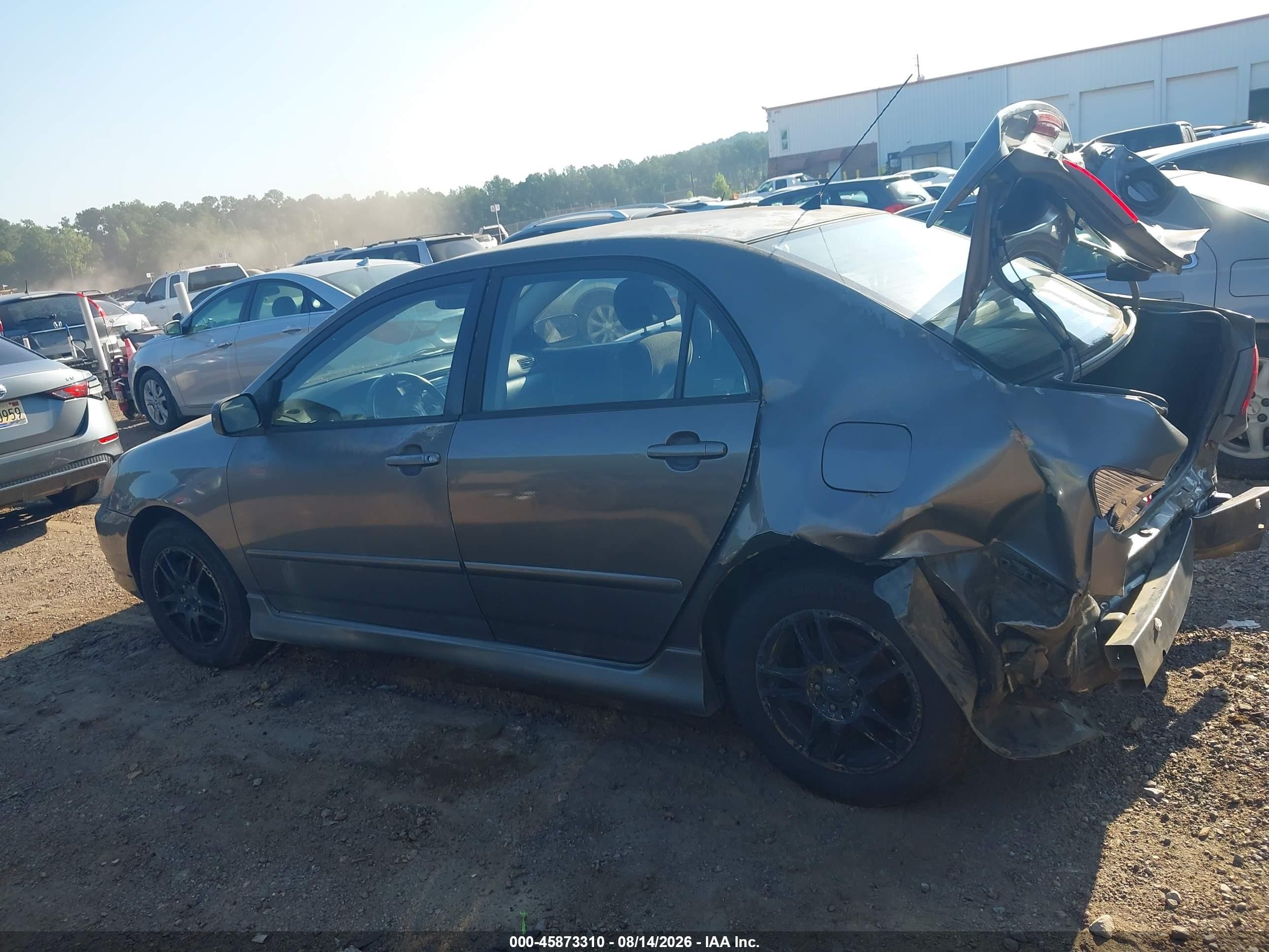 2004 Toyota Corolla S Gray vin: 2T1BR32E44C251527