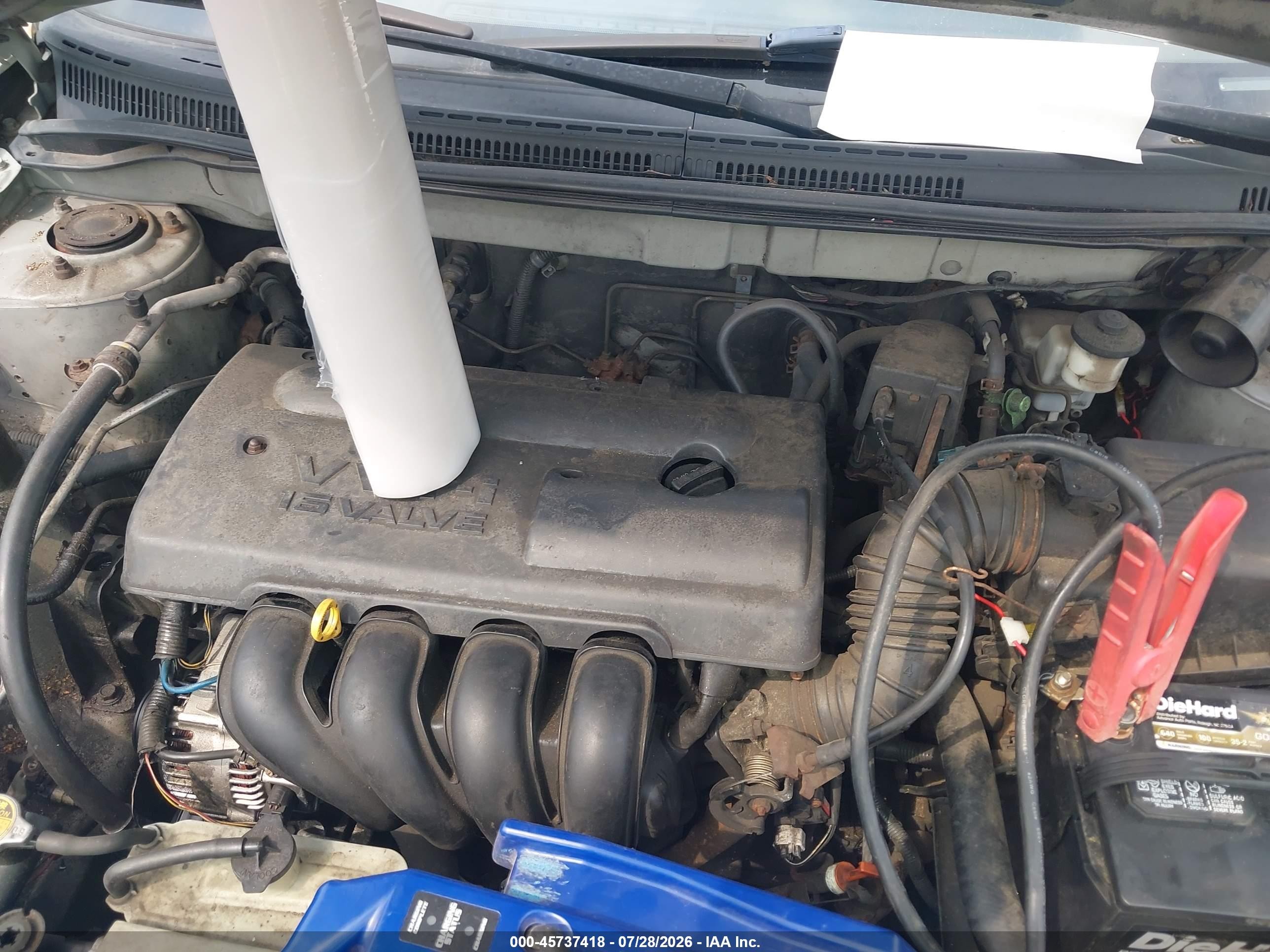 2004 Toyota Corolla S Silver vin: 2T1BR32E44C287735