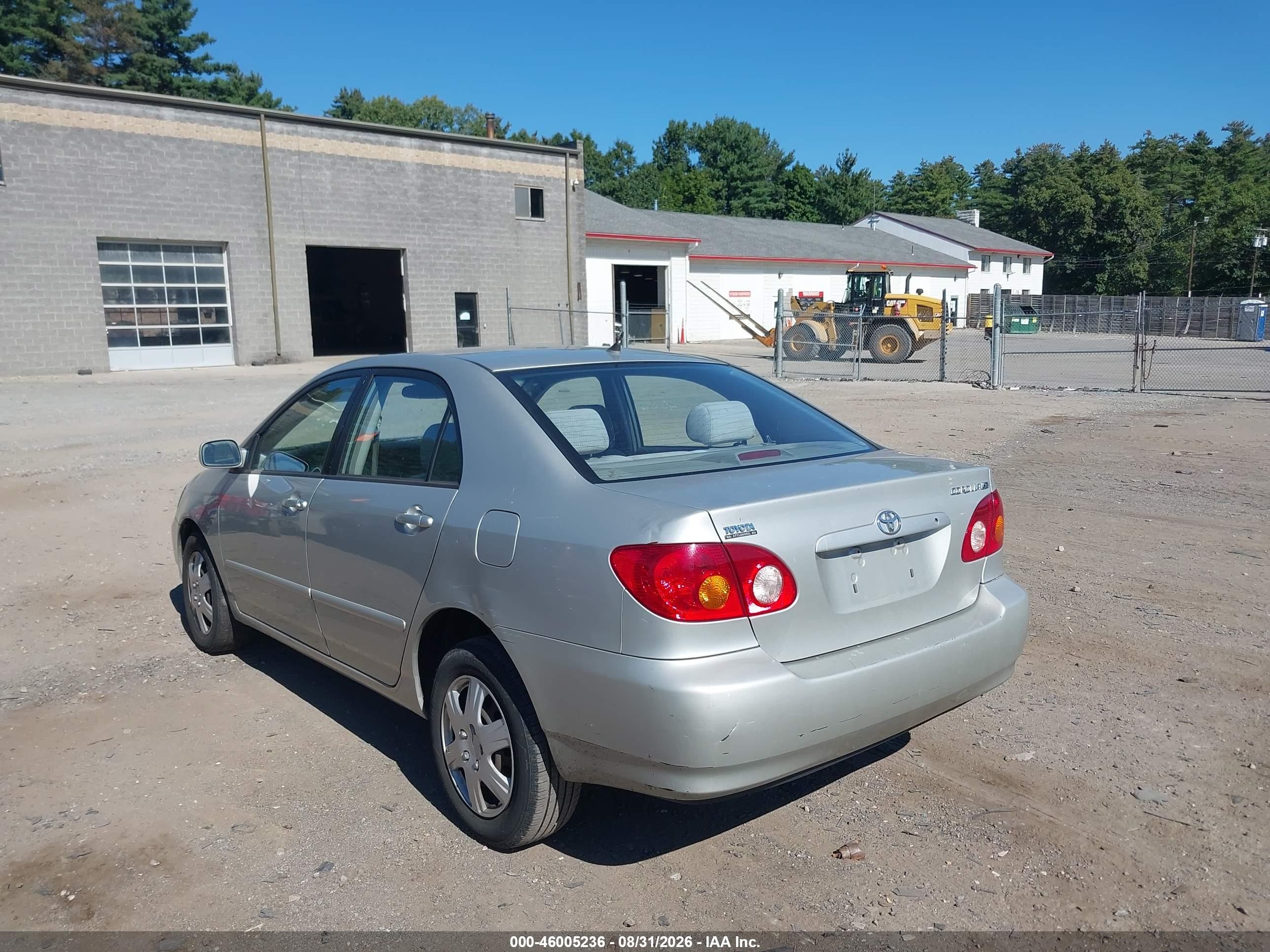 2004 Toyota Corolla Le Silver vin: 2T1BR32E44C291624
