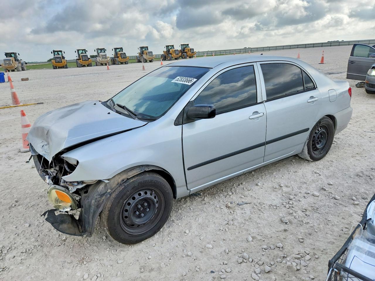 2005 Toyota Corolla Ce Silver vin: 2T1BR32E45C320203