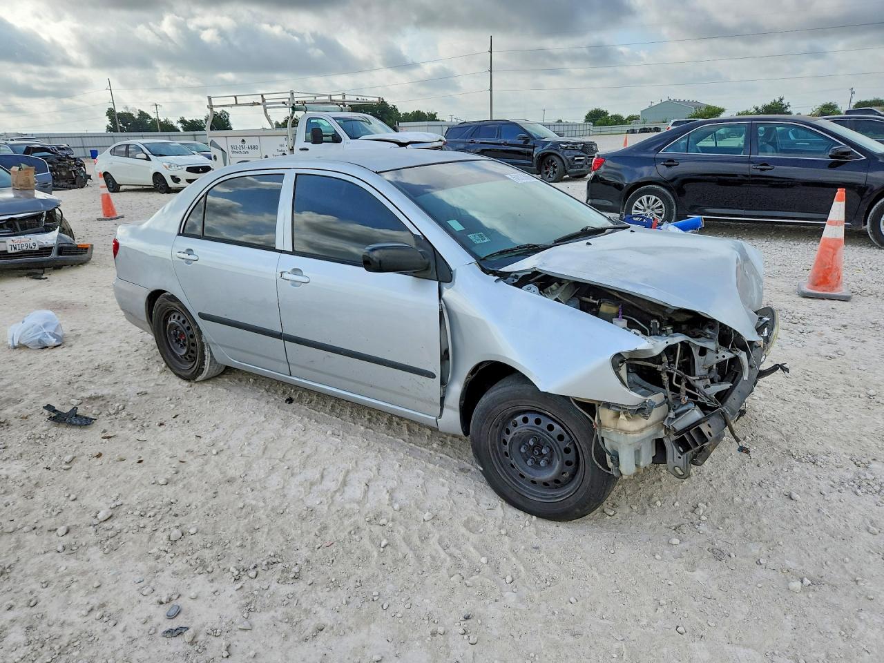 2005 Toyota Corolla Ce Серебряный vin: 2T1BR32E45C320203