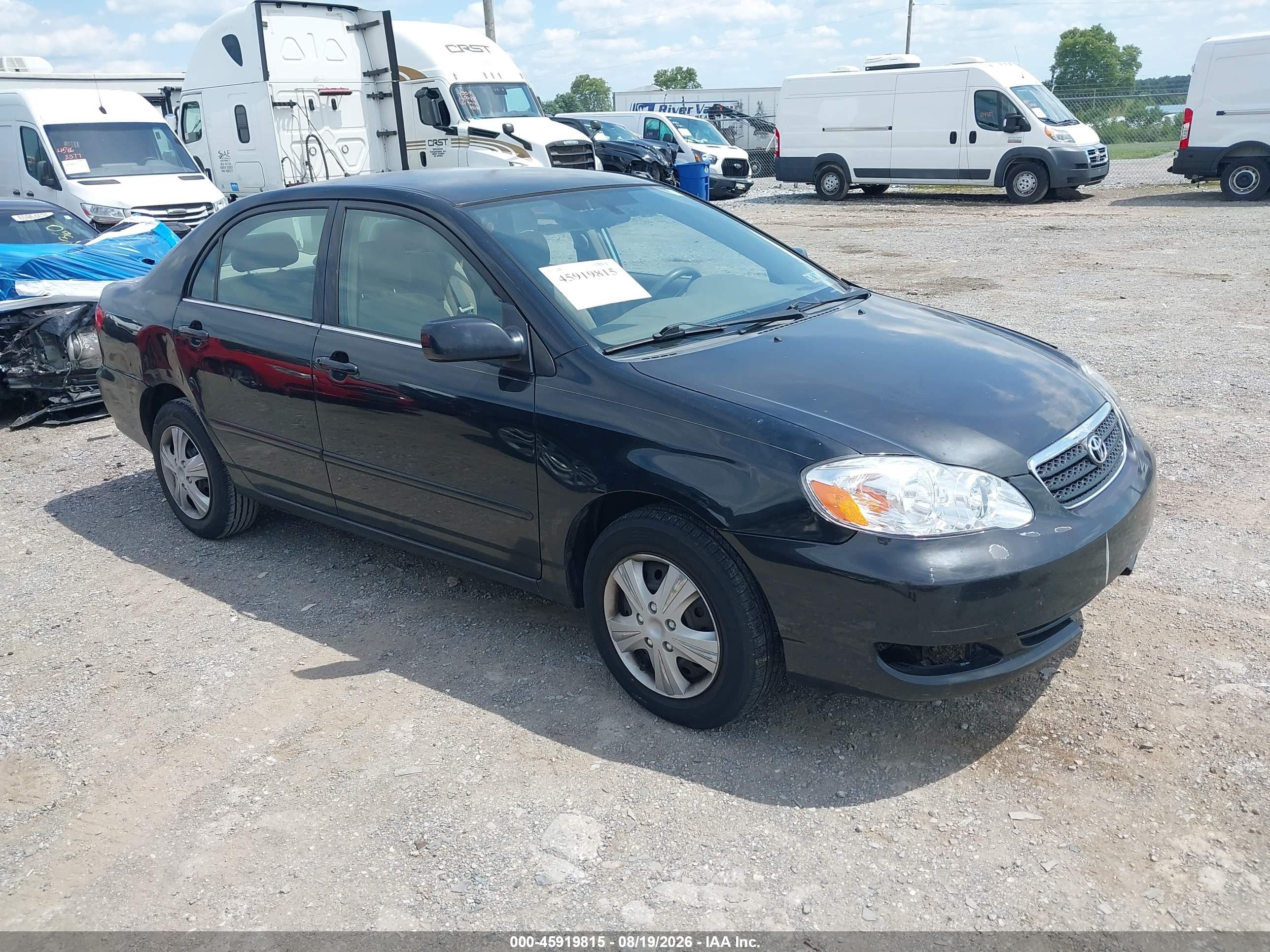 2005 Toyota Corolla Le Black vin: 2T1BR32E45C344856