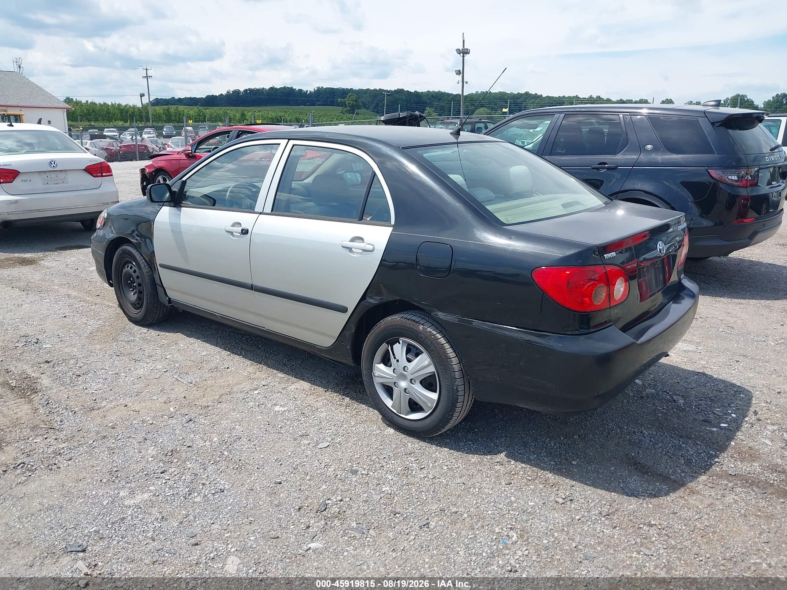 2005 Toyota Corolla Le Black vin: 2T1BR32E45C344856