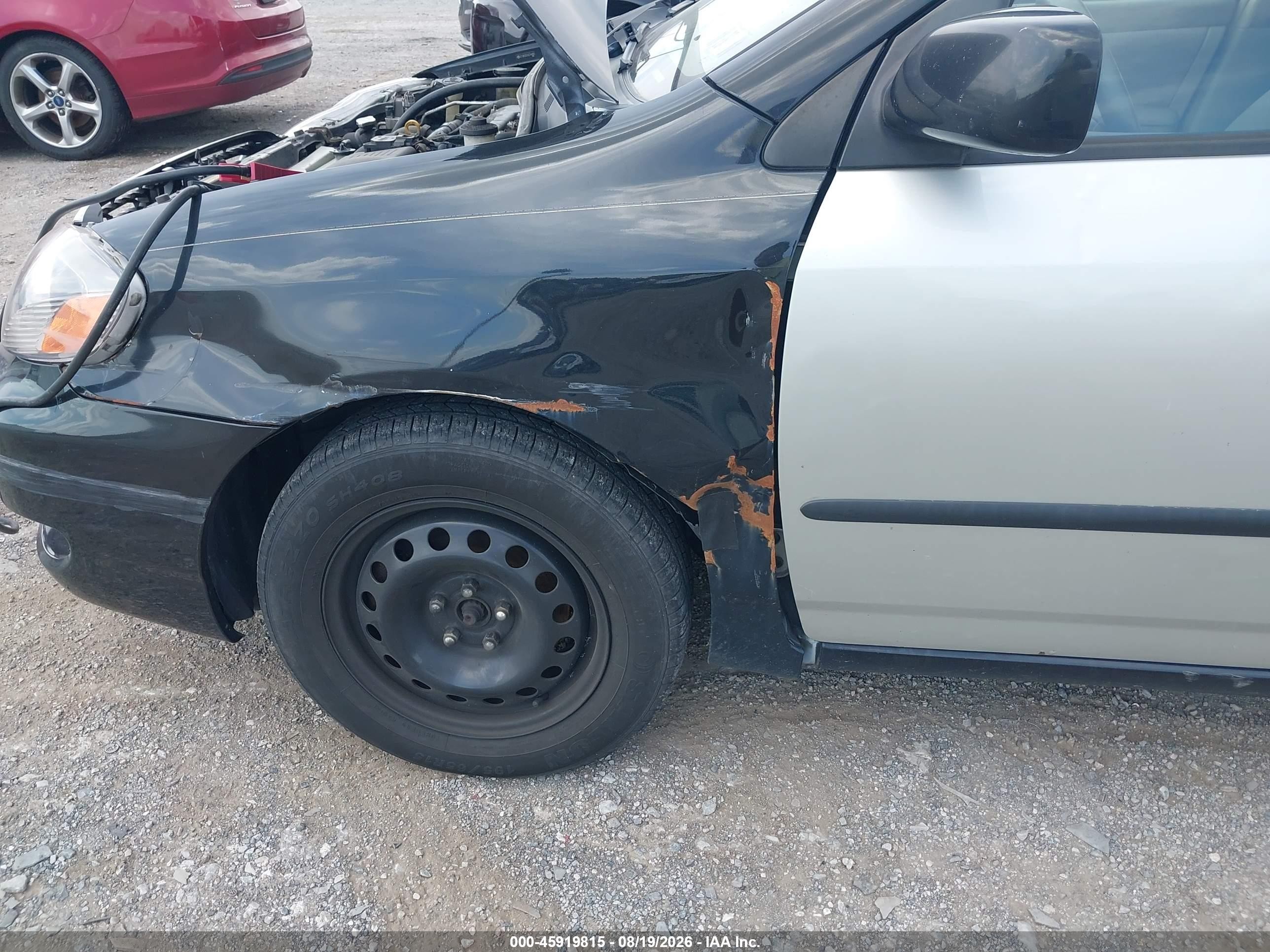 2005 Toyota Corolla Le Black vin: 2T1BR32E45C344856