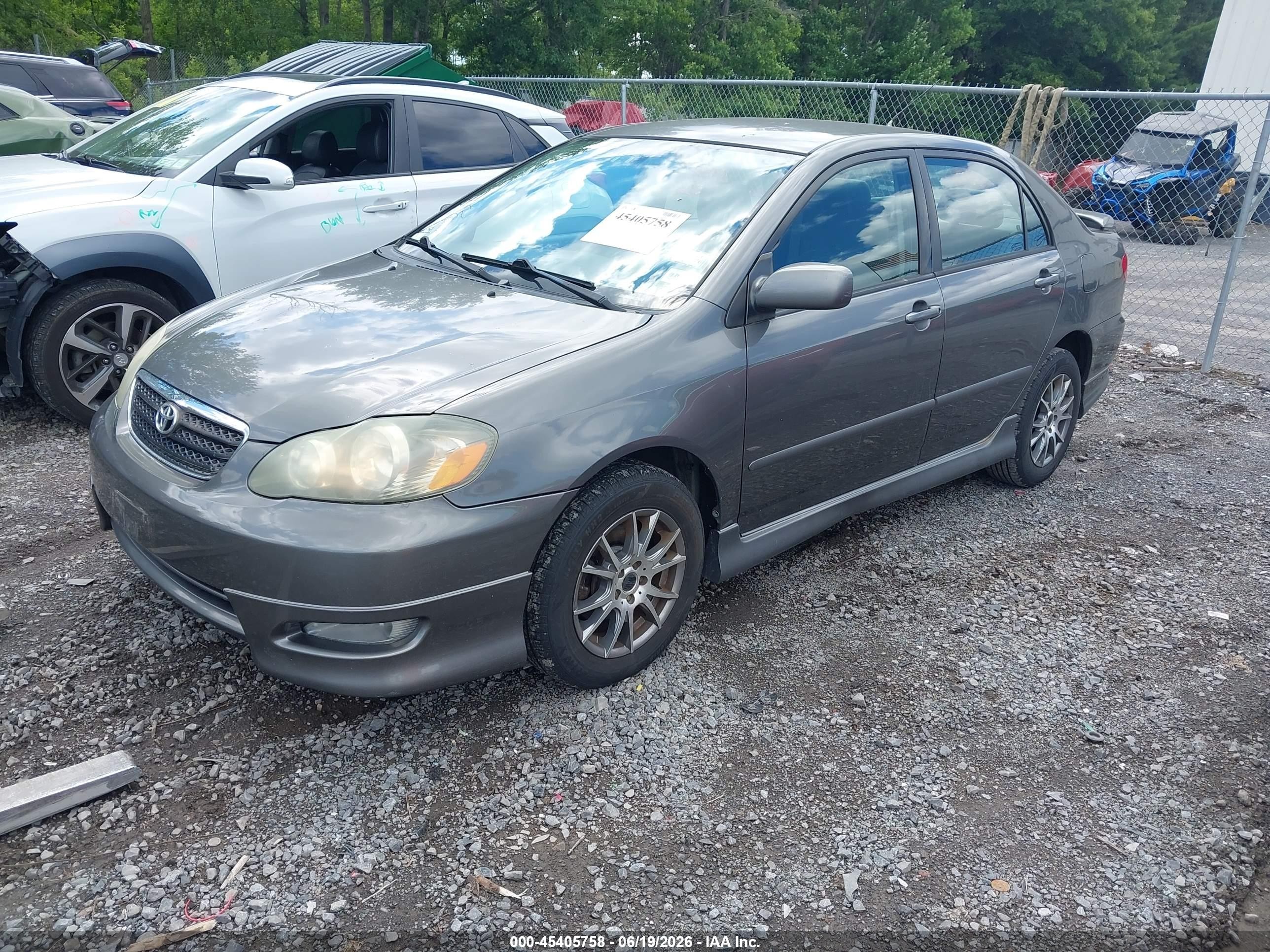 2005 Toyota Corolla S Gray vin: 2T1BR32E45C356702