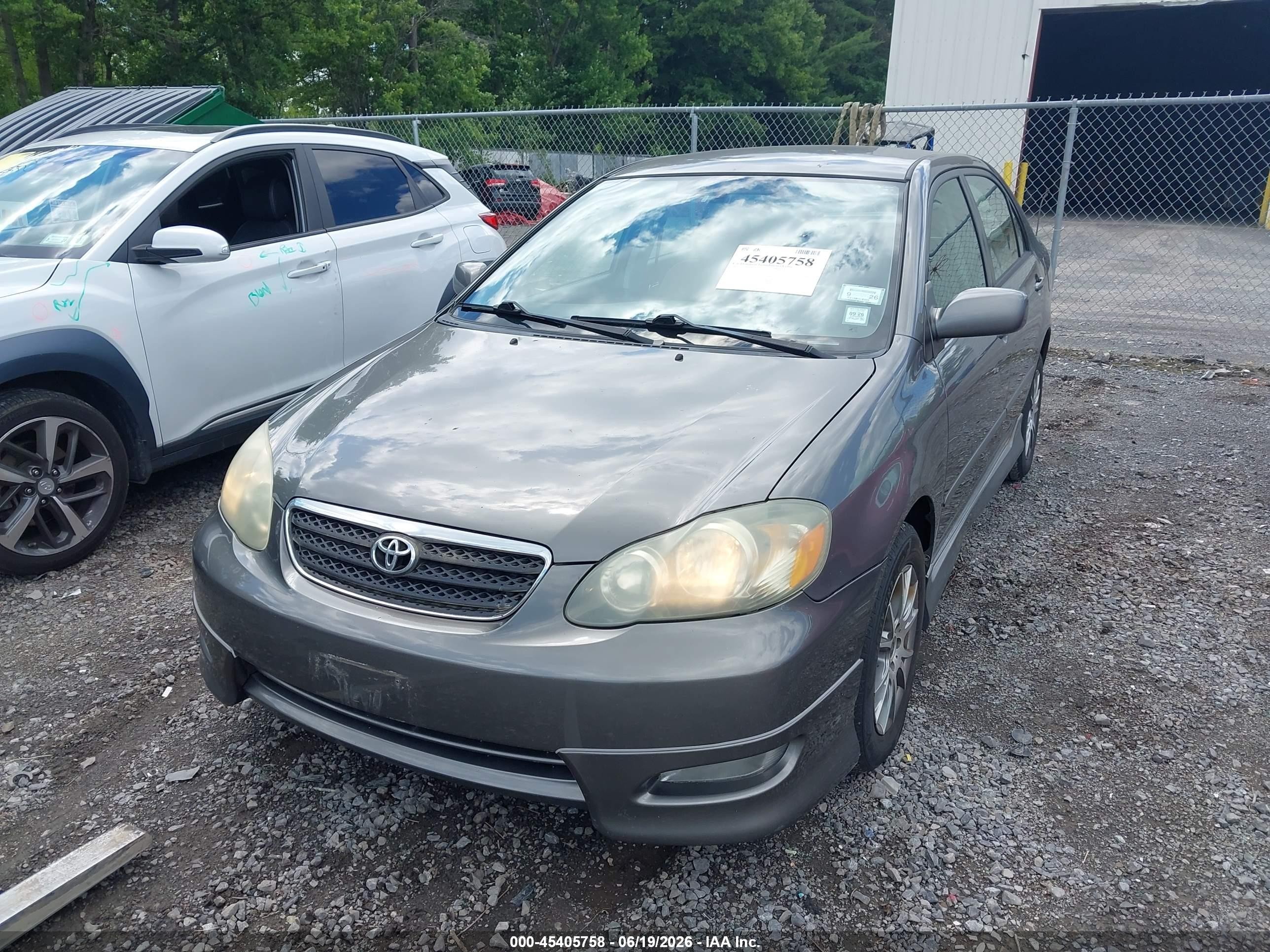 2005 Toyota Corolla S Gray vin: 2T1BR32E45C356702