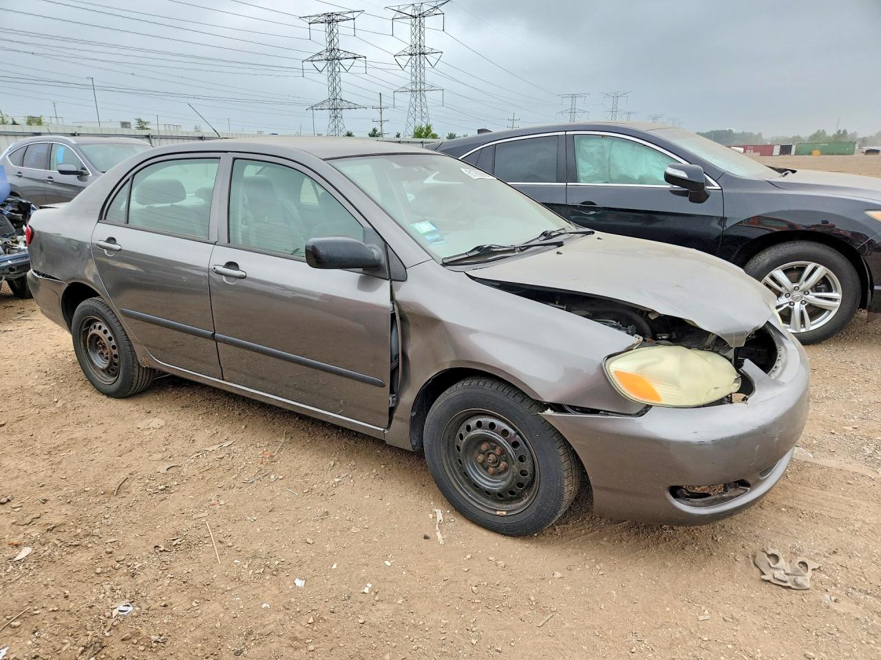 2005 Toyota Corolla Ce Gray vin: 2T1BR32E45C393698