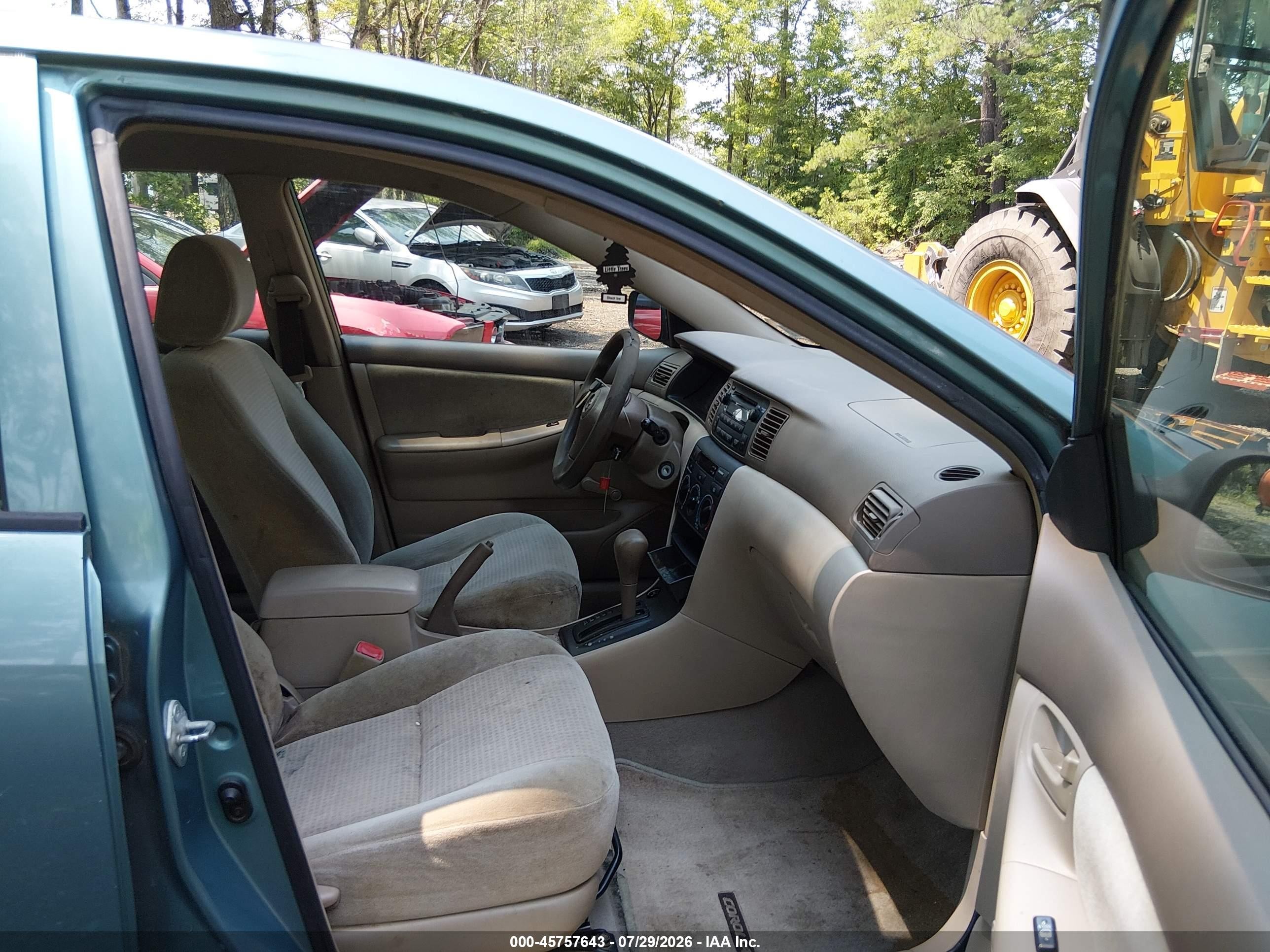 2005 Toyota Corolla Ce Blue vin: 2T1BR32E45C417126