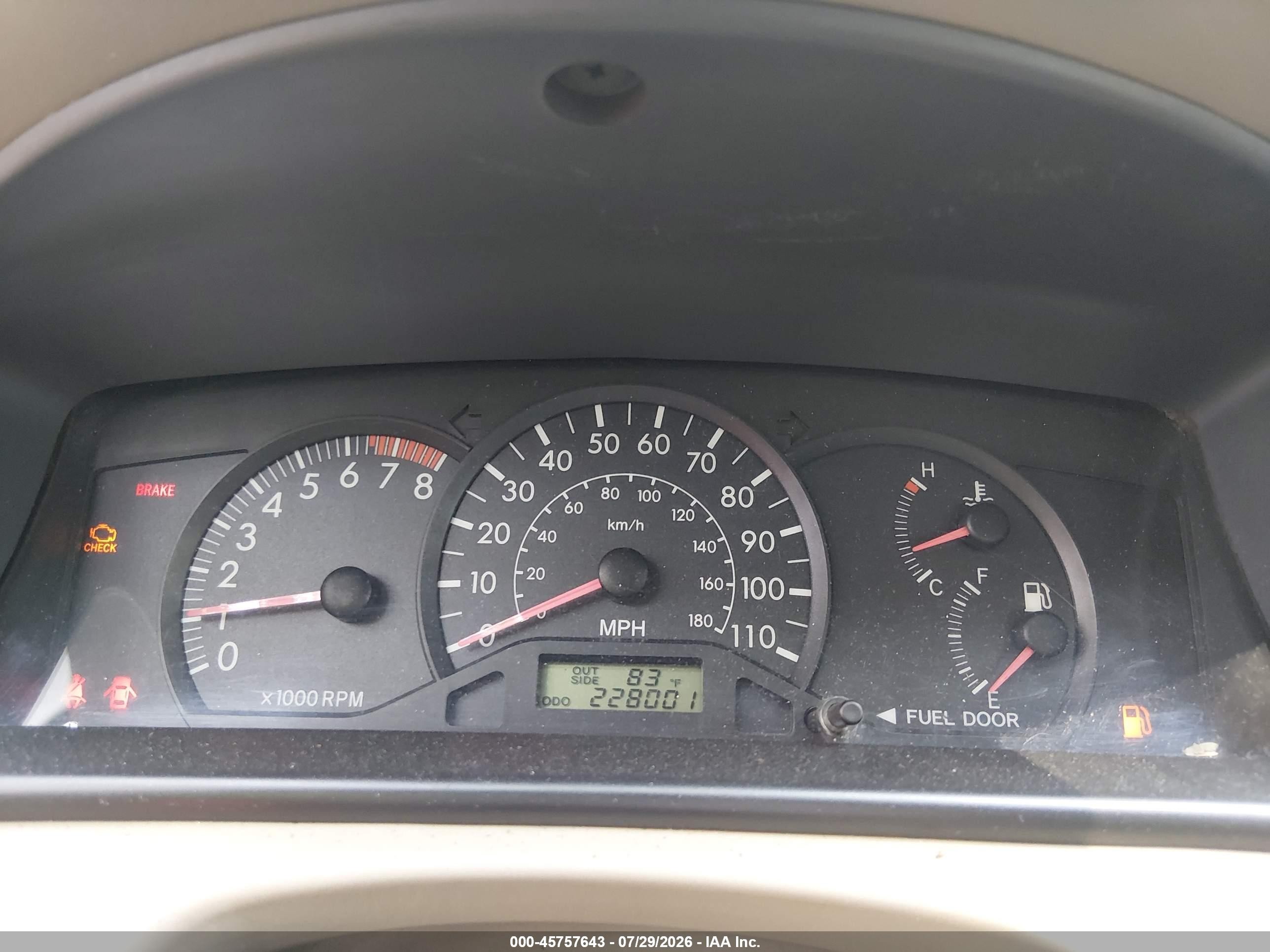 2005 Toyota Corolla Ce Blue vin: 2T1BR32E45C417126