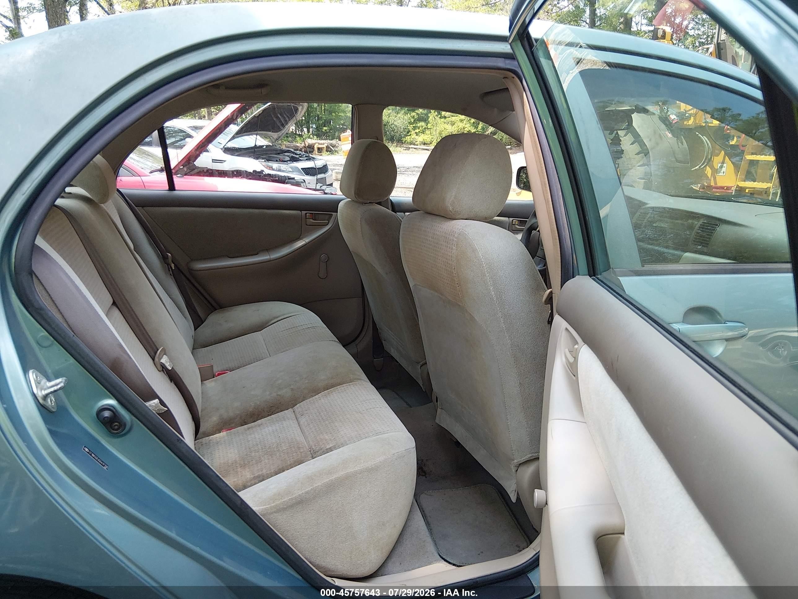 2005 Toyota Corolla Ce Blue vin: 2T1BR32E45C417126