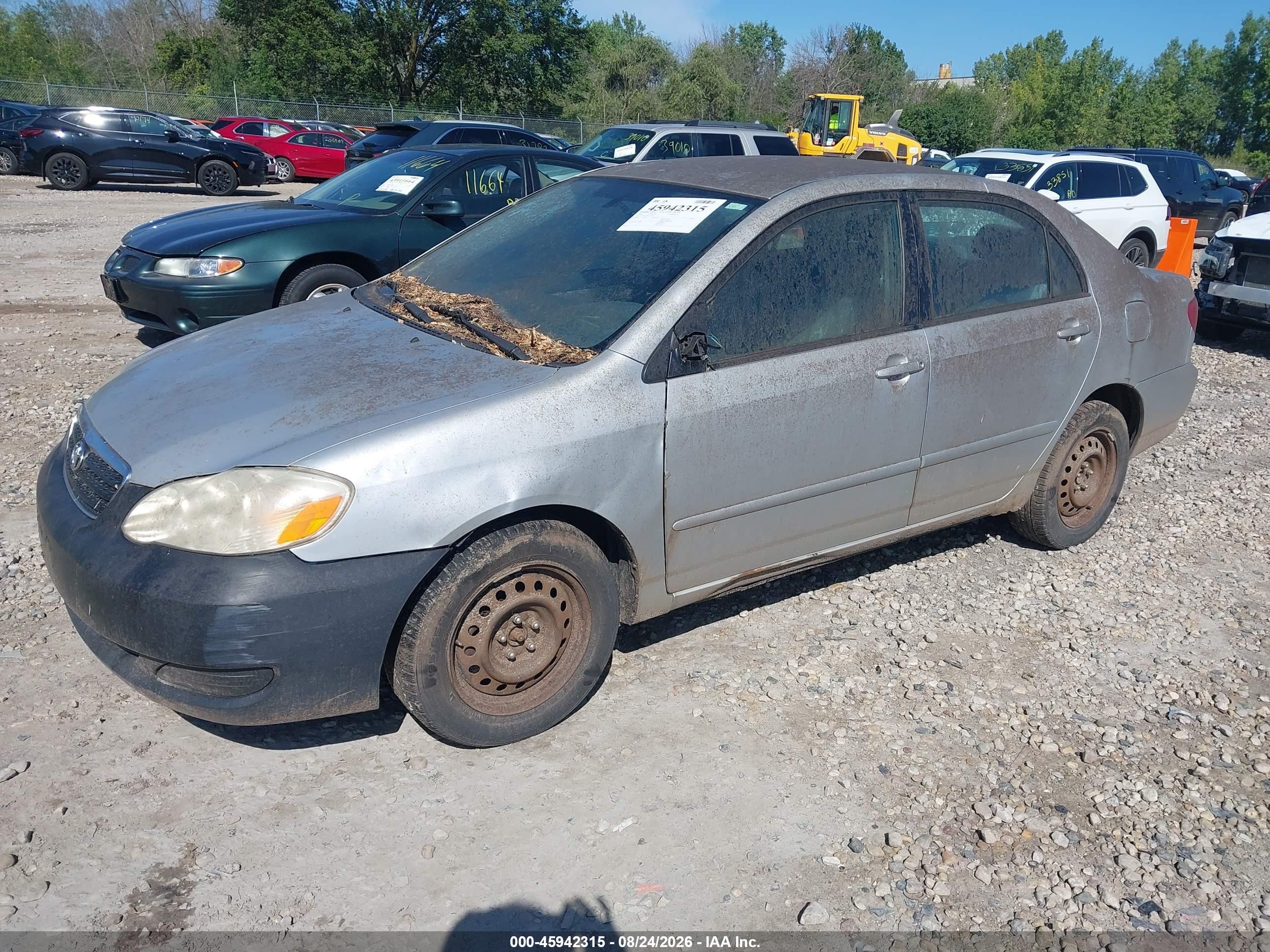 2005 Toyota Corolla Le Silver vin: 2T1BR32E45C431429