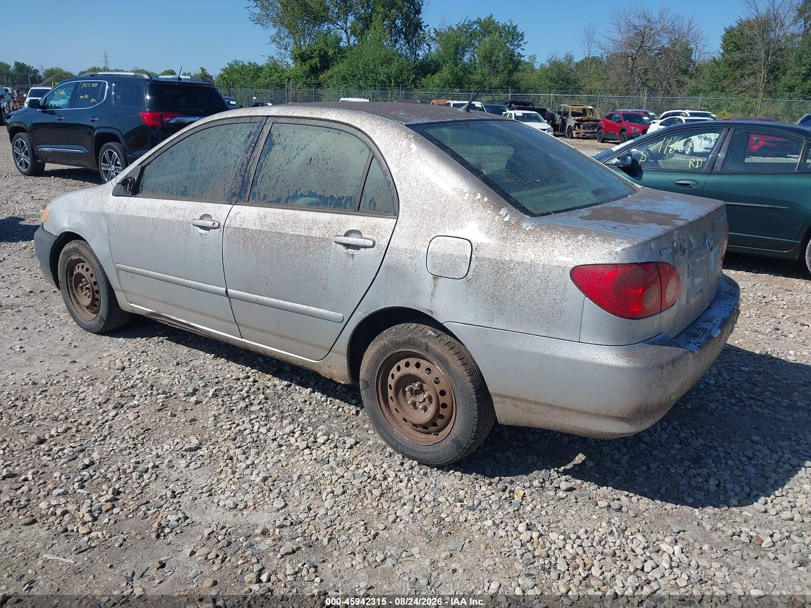 2005 Toyota Corolla Le Silver vin: 2T1BR32E45C431429