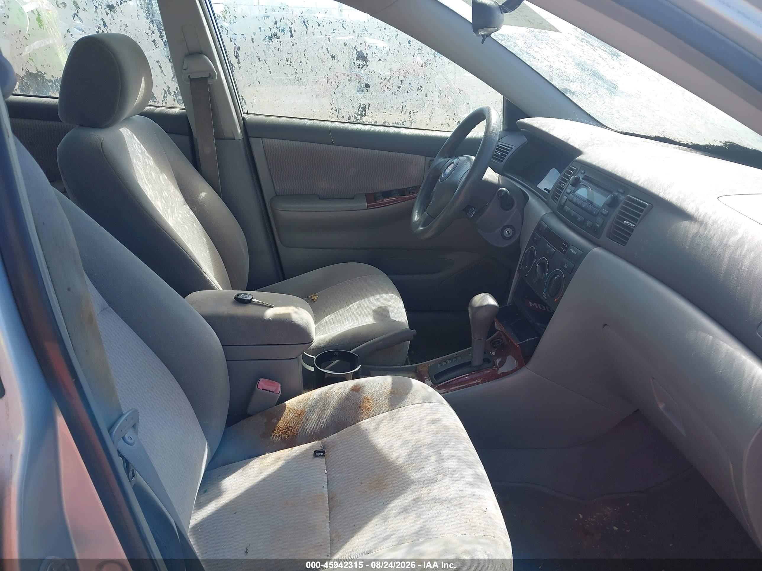 2005 Toyota Corolla Le Silver vin: 2T1BR32E45C431429