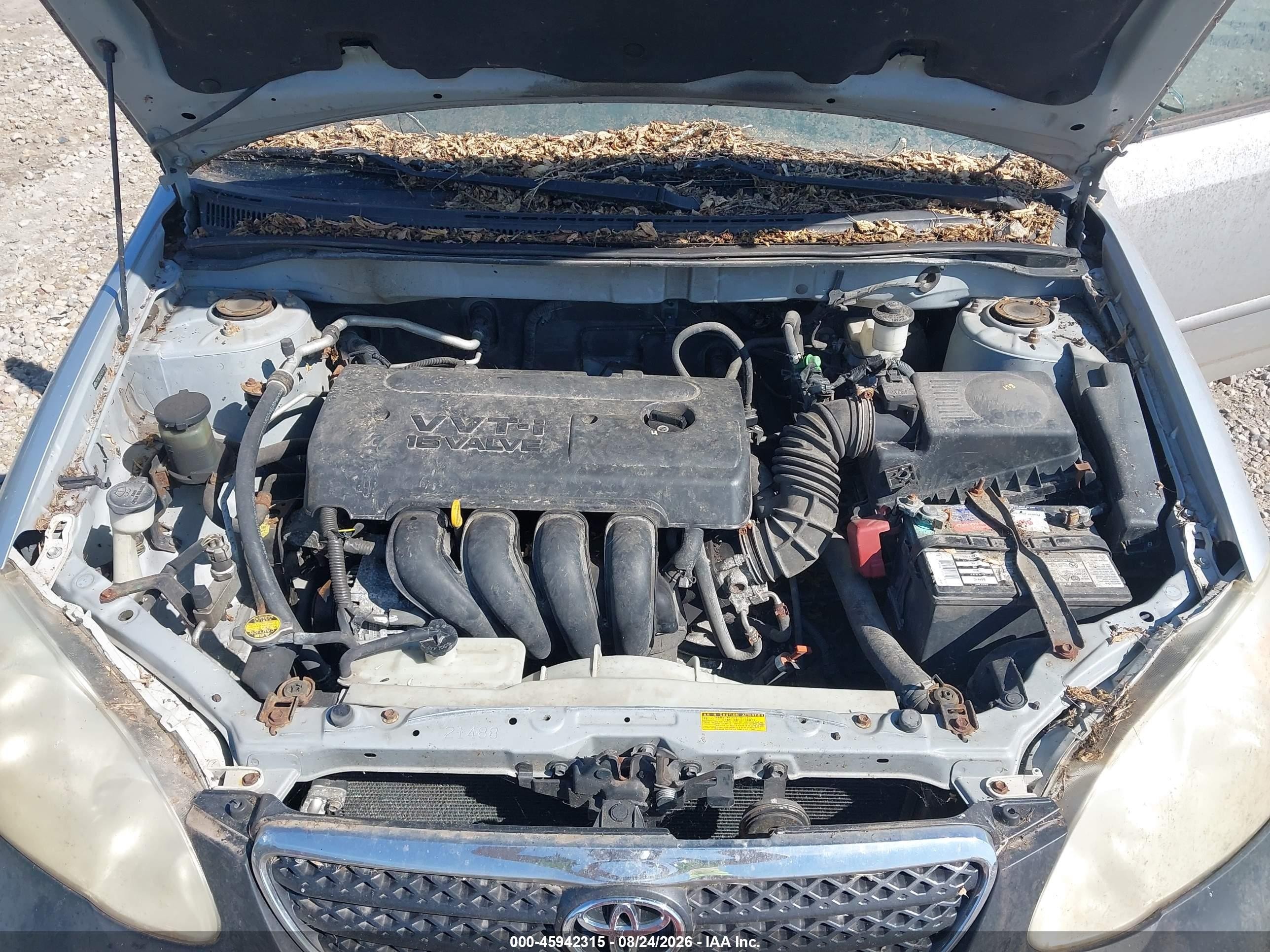 2005 Toyota Corolla Le Silver vin: 2T1BR32E45C431429