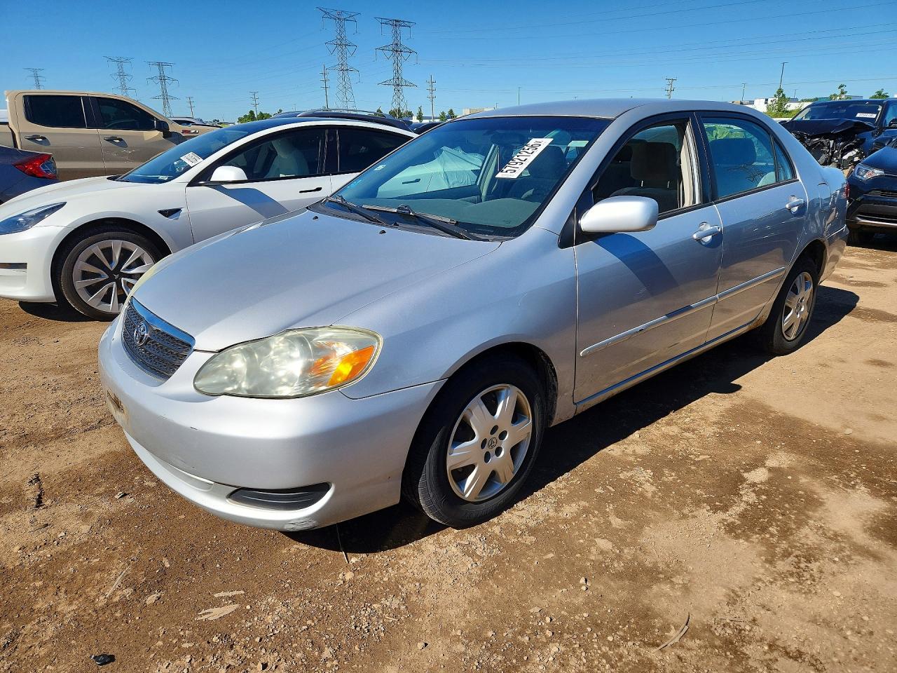 2005 Toyota Corolla Le Silver vin: 2T1BR32E45C436968