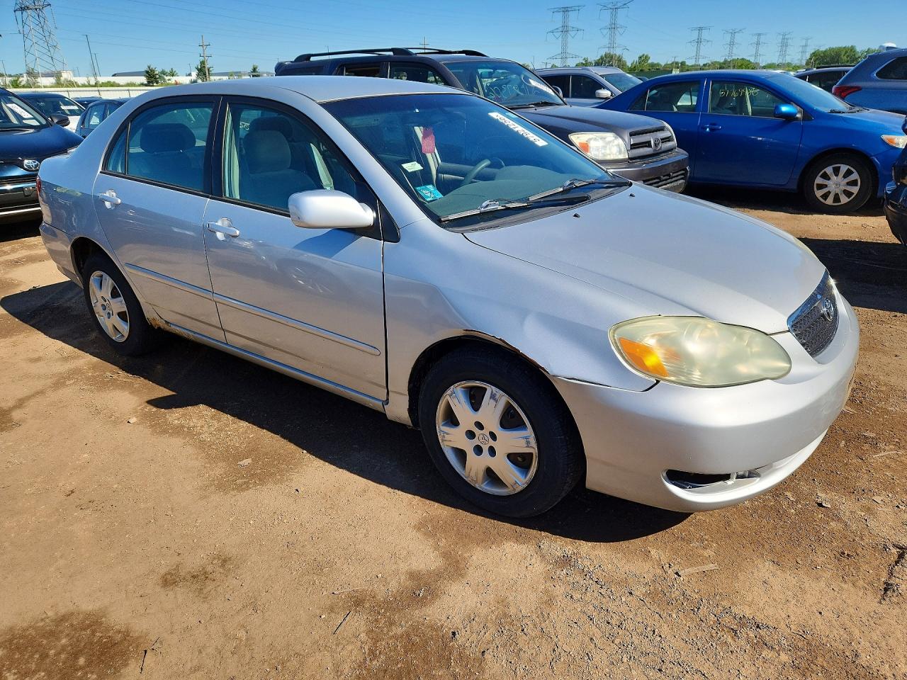 2005 Toyota Corolla Le Silver vin: 2T1BR32E45C436968