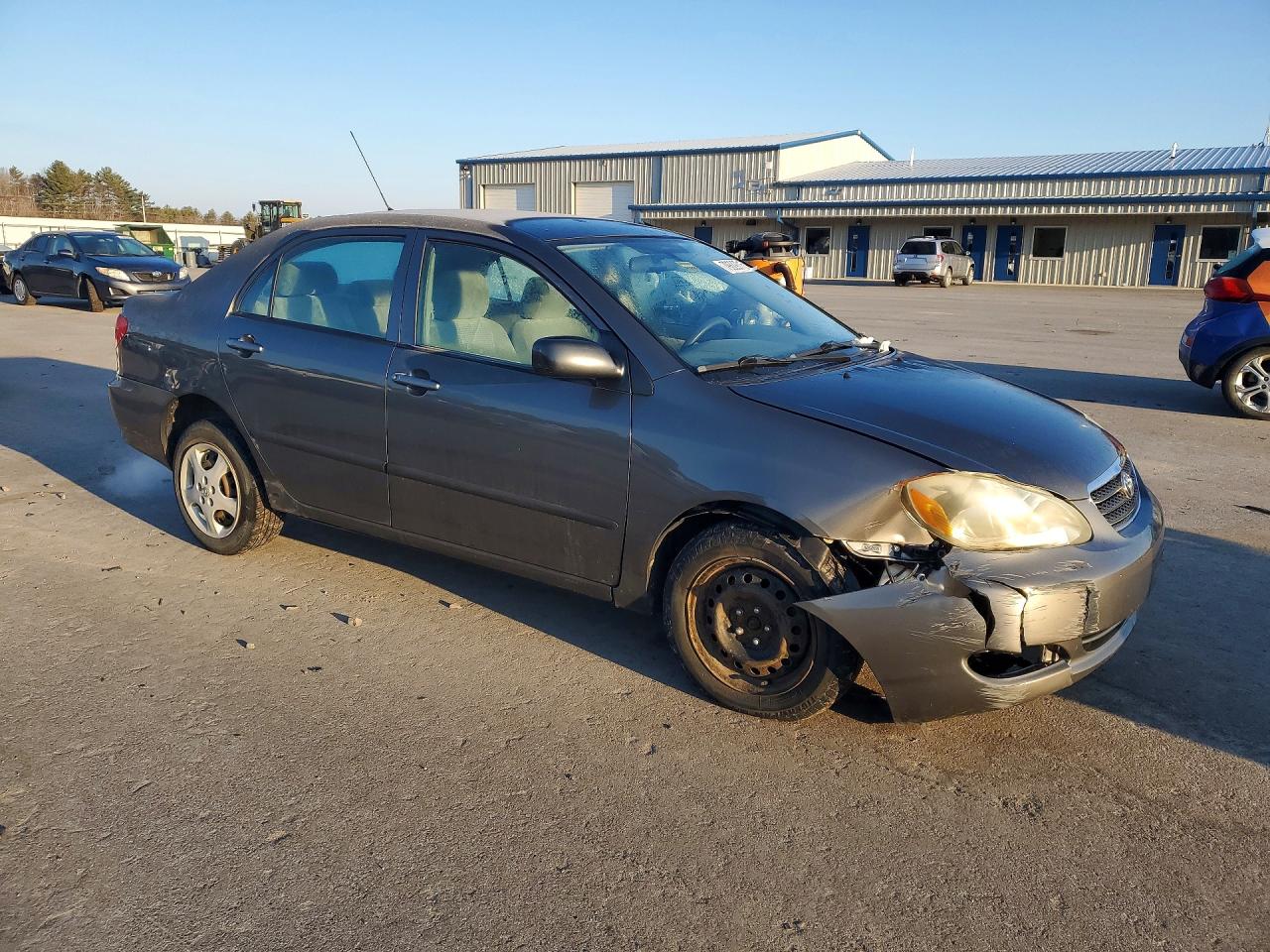 2005 Toyota Corolla Ce Gray vin: 2T1BR32E45C442317