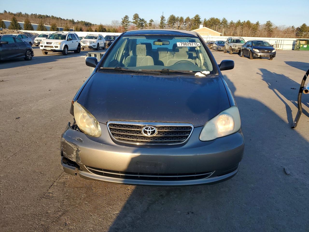 2005 Toyota Corolla Ce Gray vin: 2T1BR32E45C442317