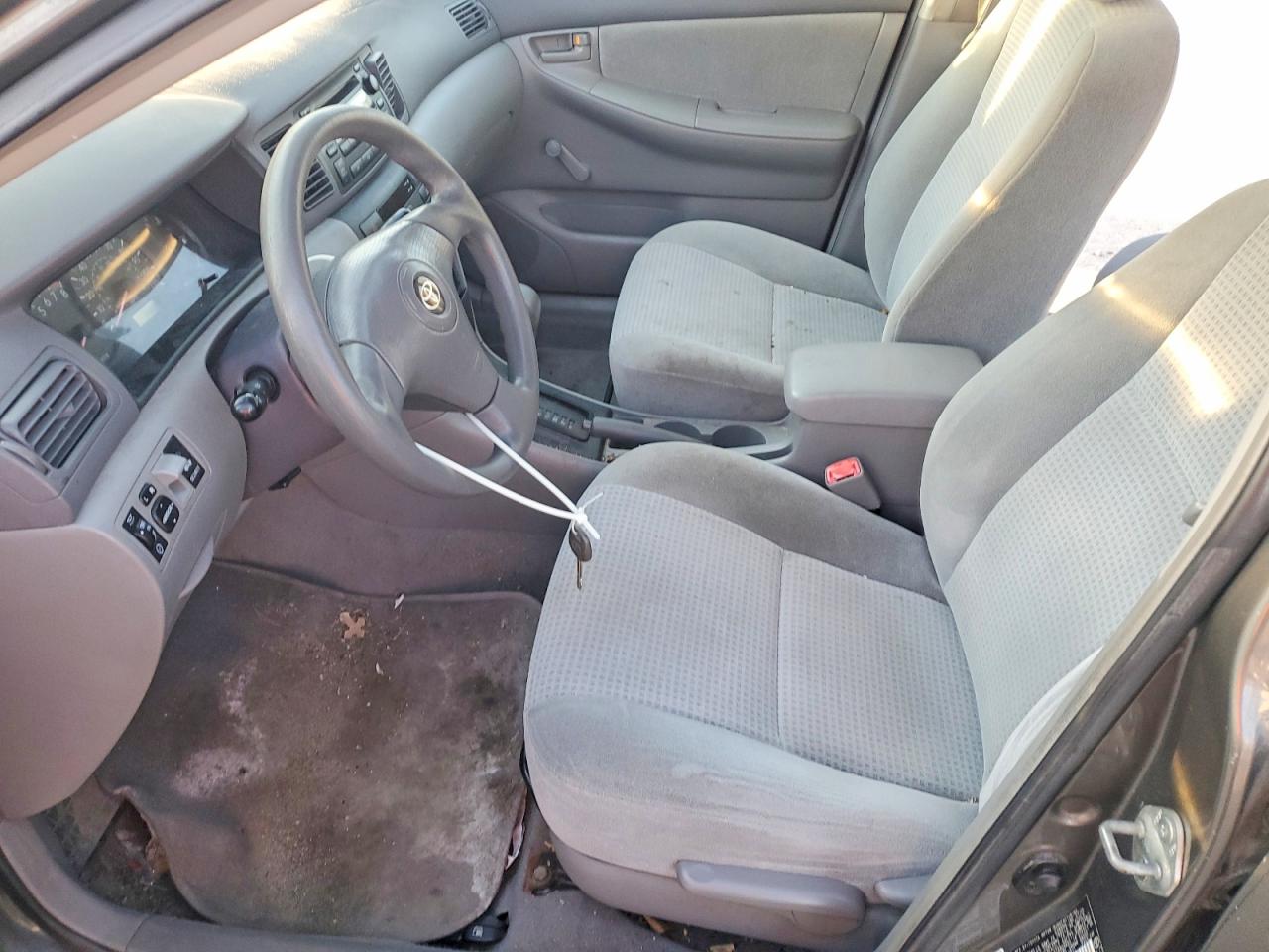 2005 Toyota Corolla Ce Gray vin: 2T1BR32E45C442317