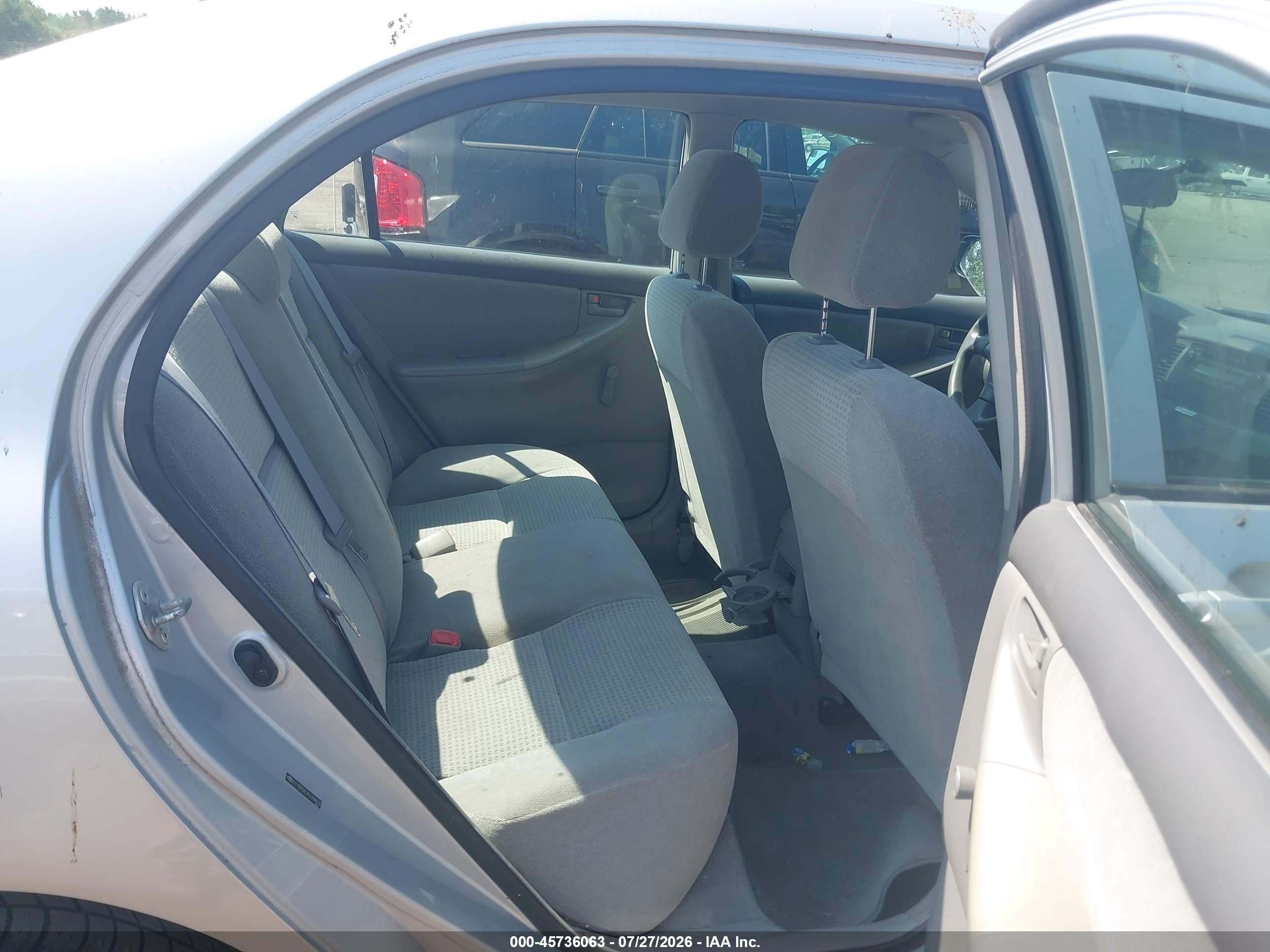 2005 Toyota Corolla Ce Silver vin: 2T1BR32E45C498838