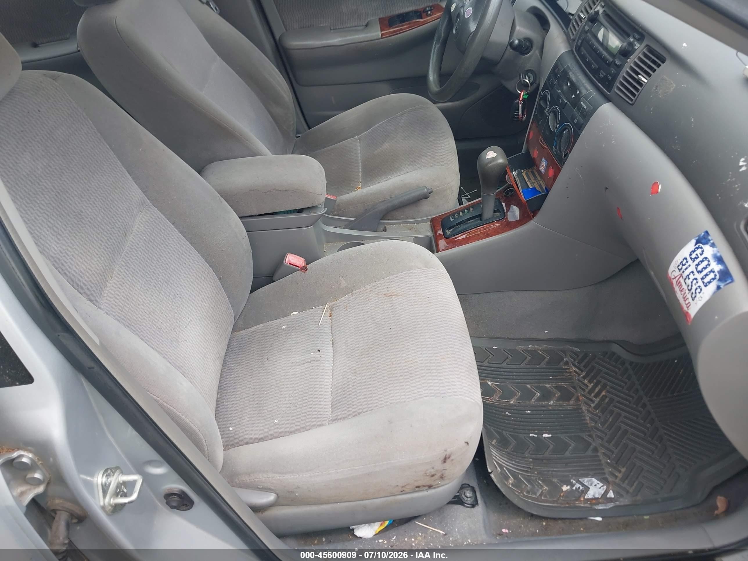 2005 Toyota Corolla Le Silver vin: 2T1BR32E45C508798