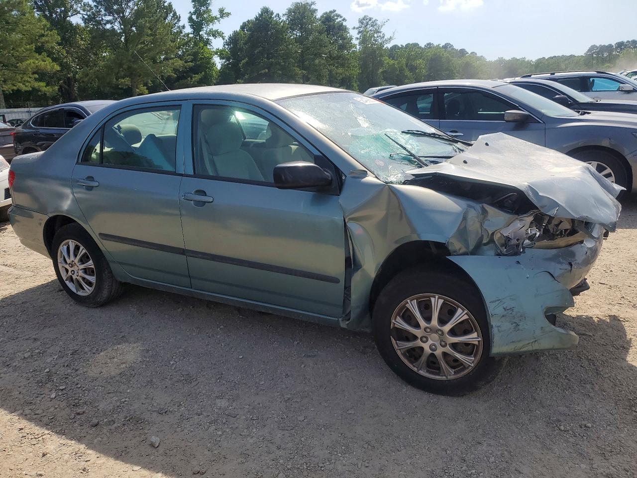 2006 Toyota Corolla Ce Green vin: 2T1BR32E46C597581
