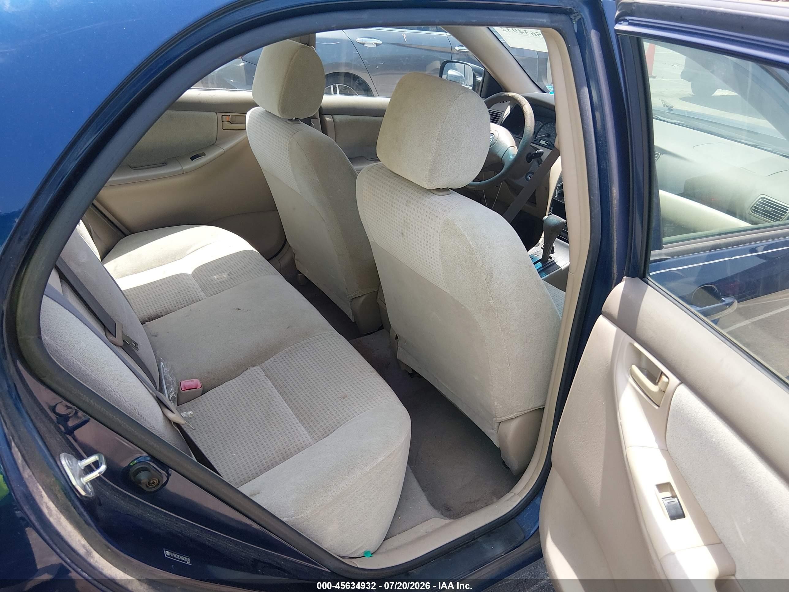2006 Toyota Corolla Ce Blue vin: 2T1BR32E46C630577
