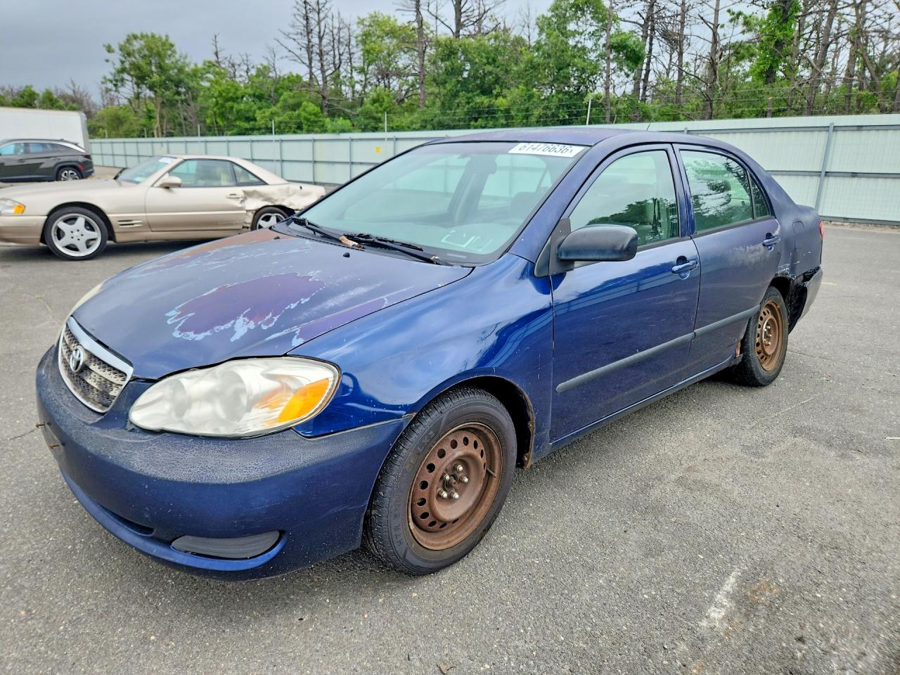 2006 Toyota Corolla Ce Blue vin: 2T1BR32E46C650800