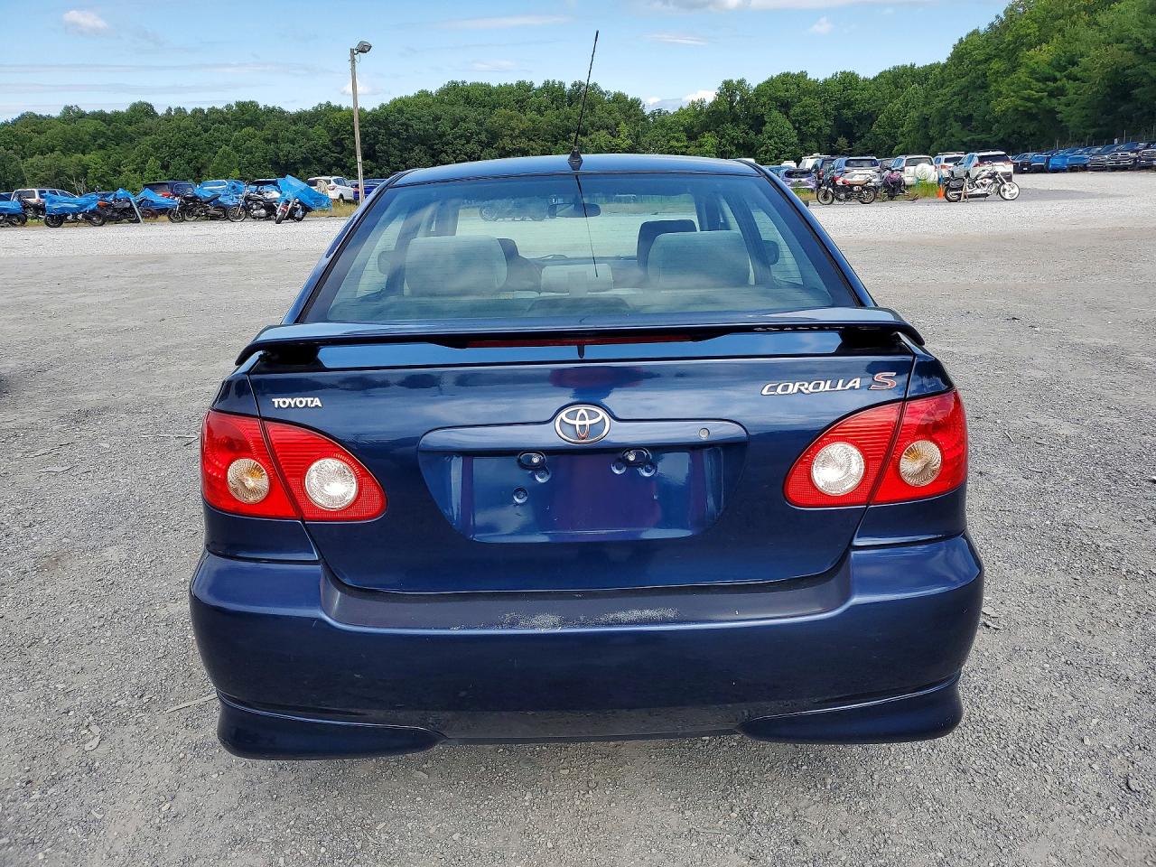 2006 Toyota Corolla S Blue vin: 2T1BR32E46C671453