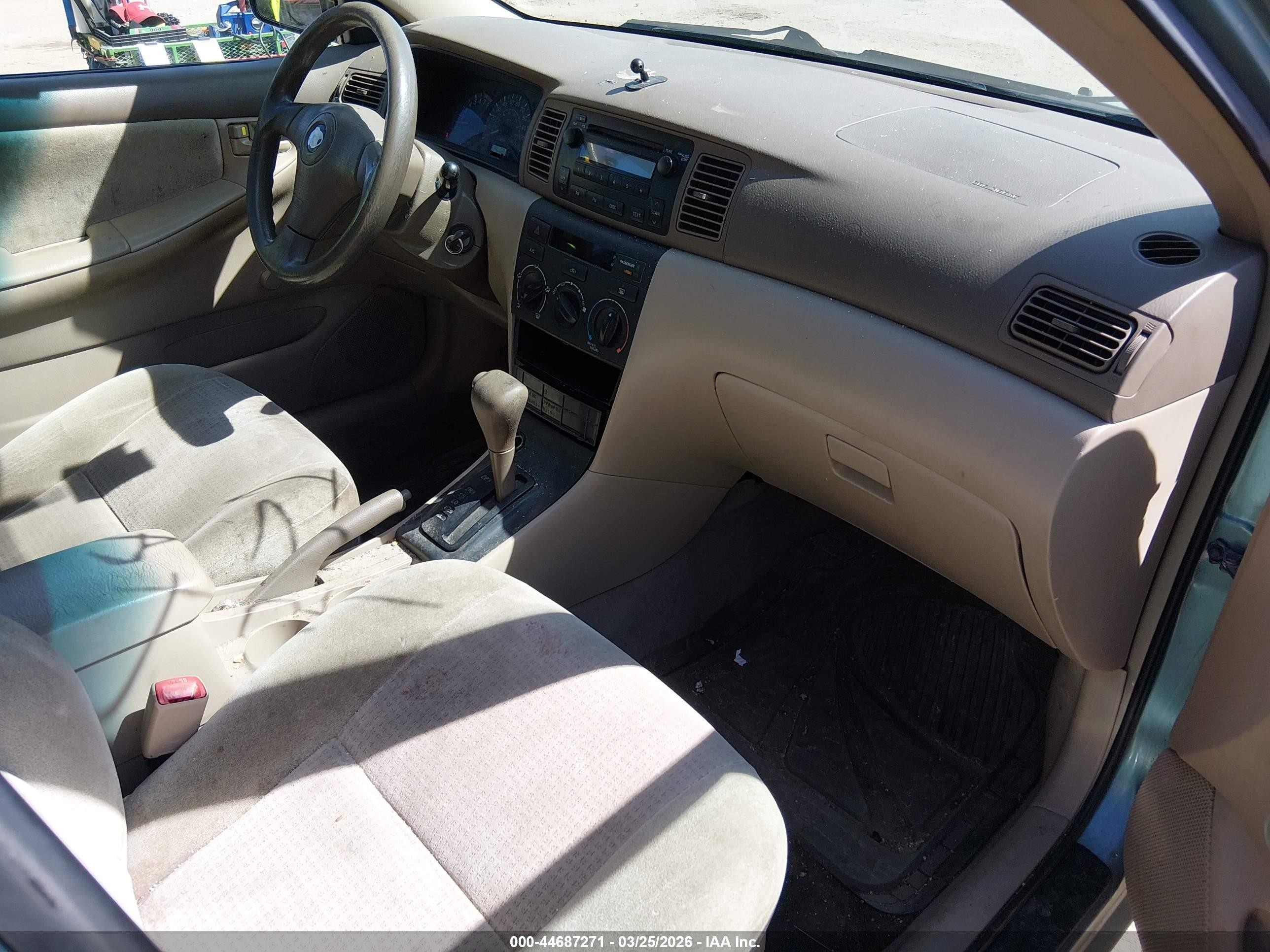 2006 Toyota Corolla Ce Blue vin: 2T1BR32E46C706069