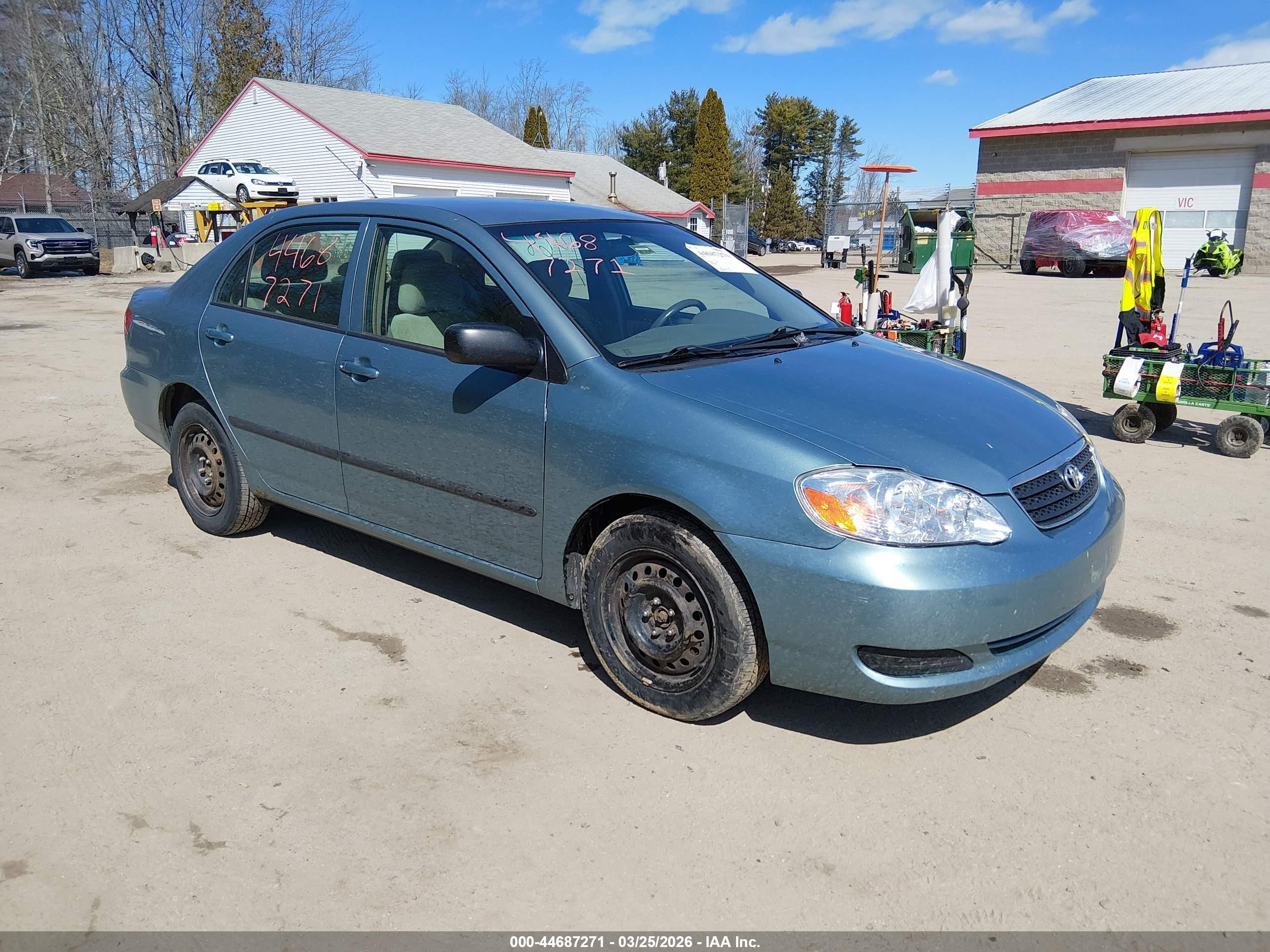 2006 Toyota Corolla Ce Blue vin: 2T1BR32E46C706069