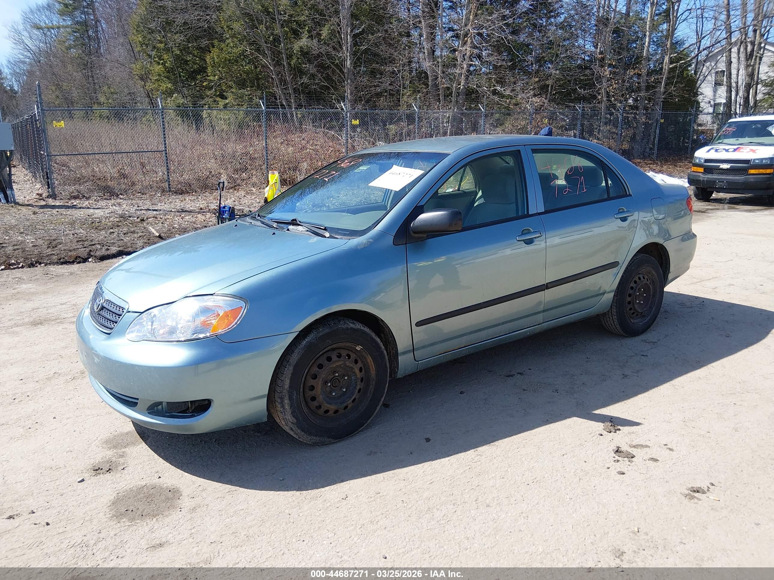 2006 Toyota Corolla Ce Blue vin: 2T1BR32E46C706069
