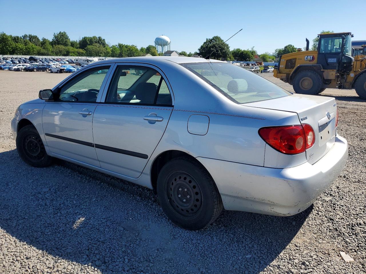 2007 Toyota Corolla Ce Silver vin: 2T1BR32E47C716442