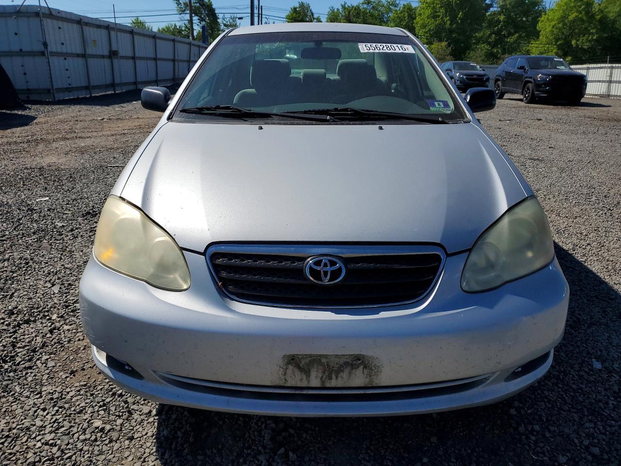 2007 Toyota Corolla Ce Silver vin: 2T1BR32E47C716442