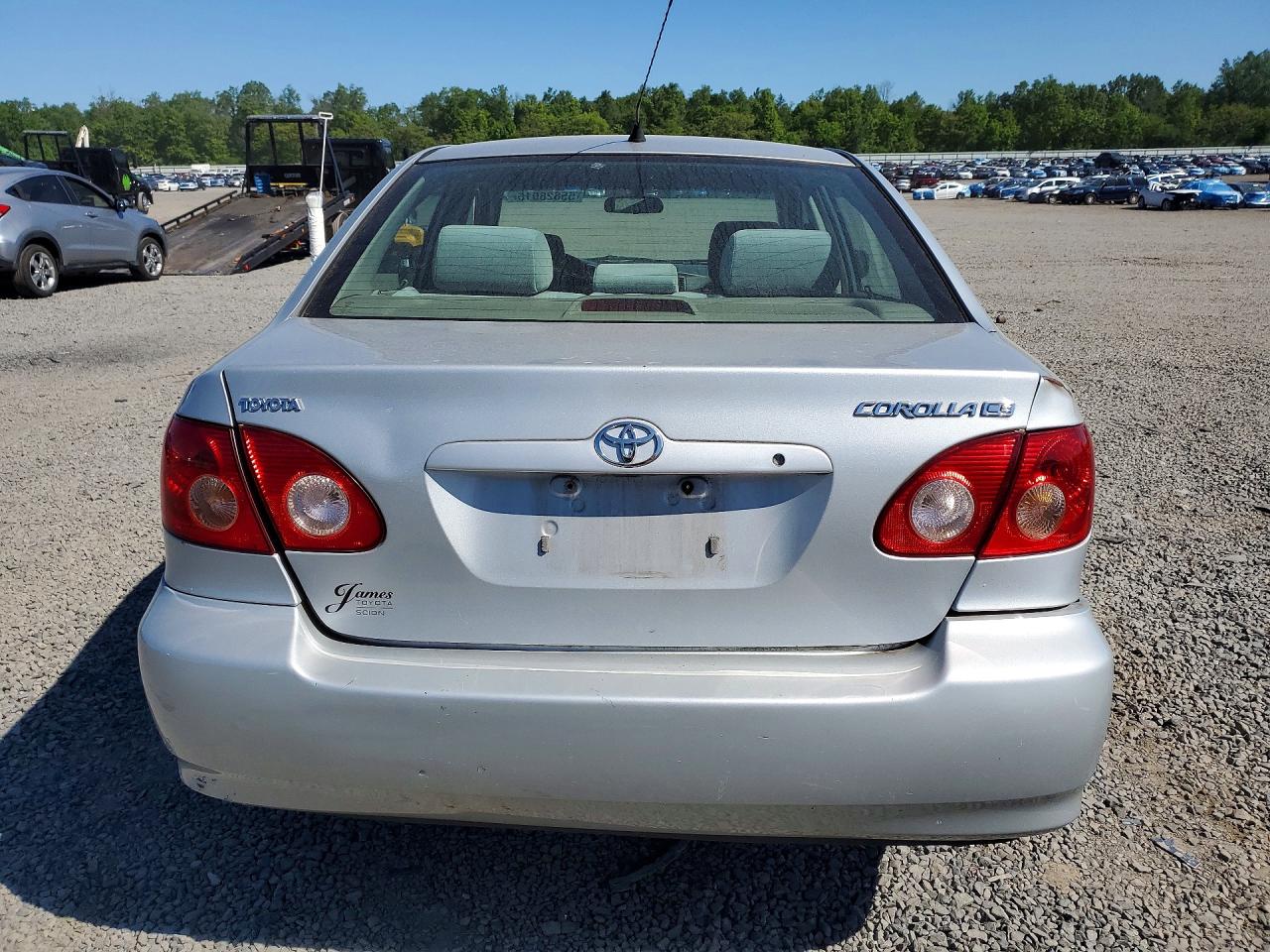 2007 Toyota Corolla Ce Silver vin: 2T1BR32E47C716442