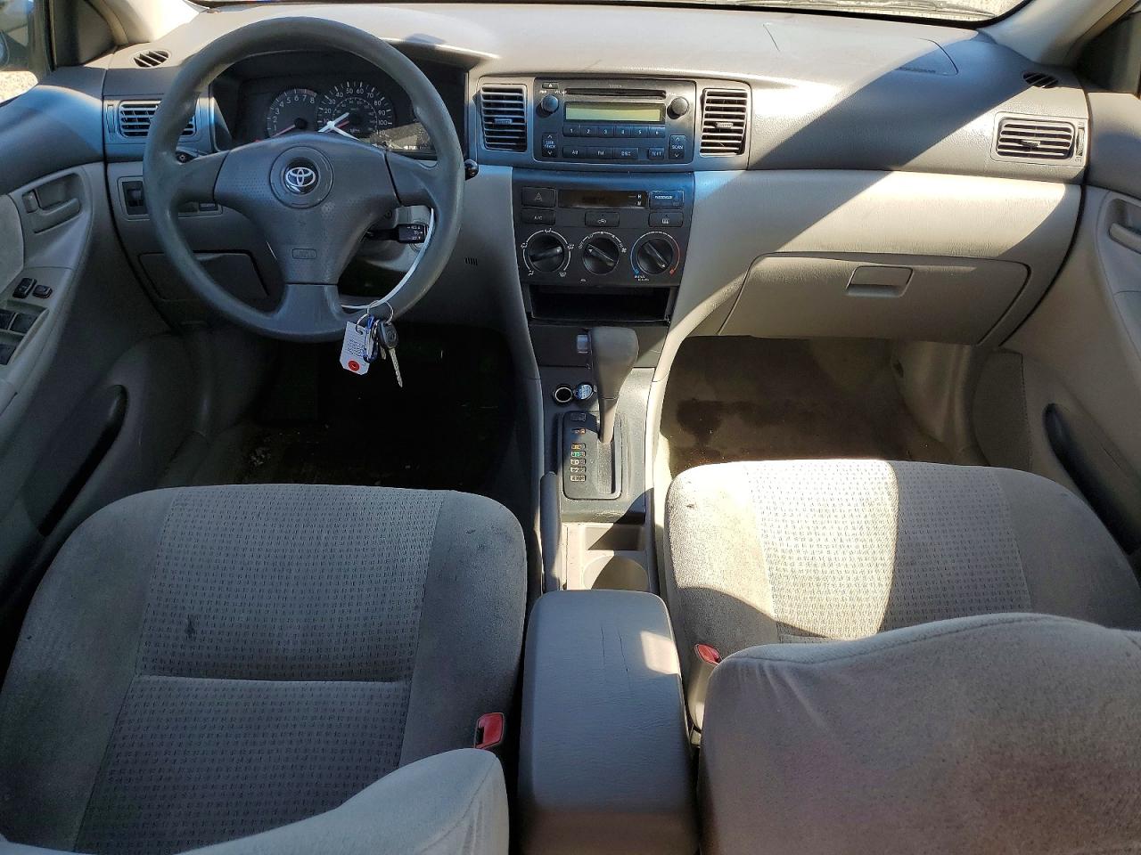 2007 Toyota Corolla Ce Silver vin: 2T1BR32E47C716442